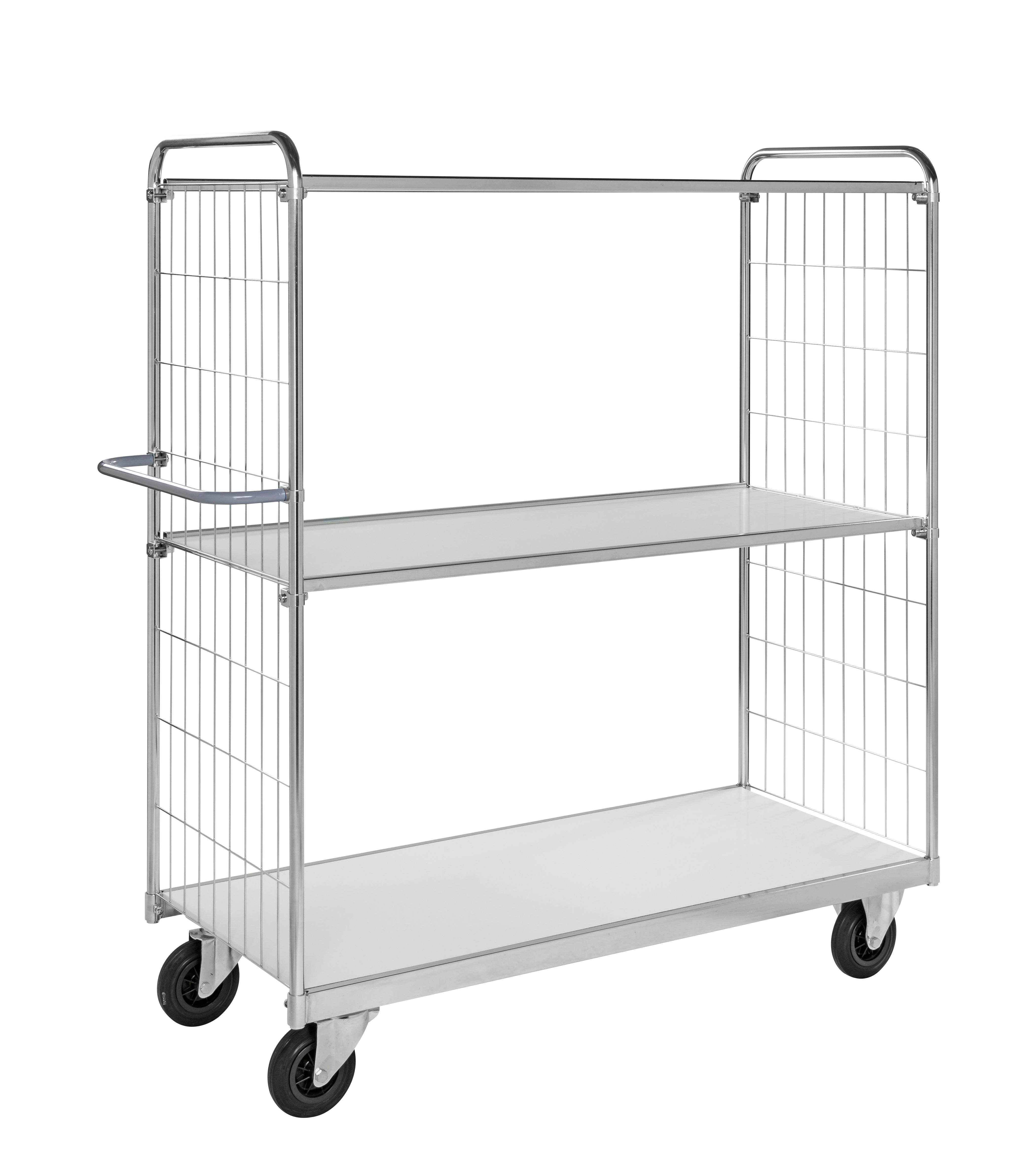 Robust flexible shelf trolley suitable L x W x H 1790 x 650 x 1025 mm Kongamek