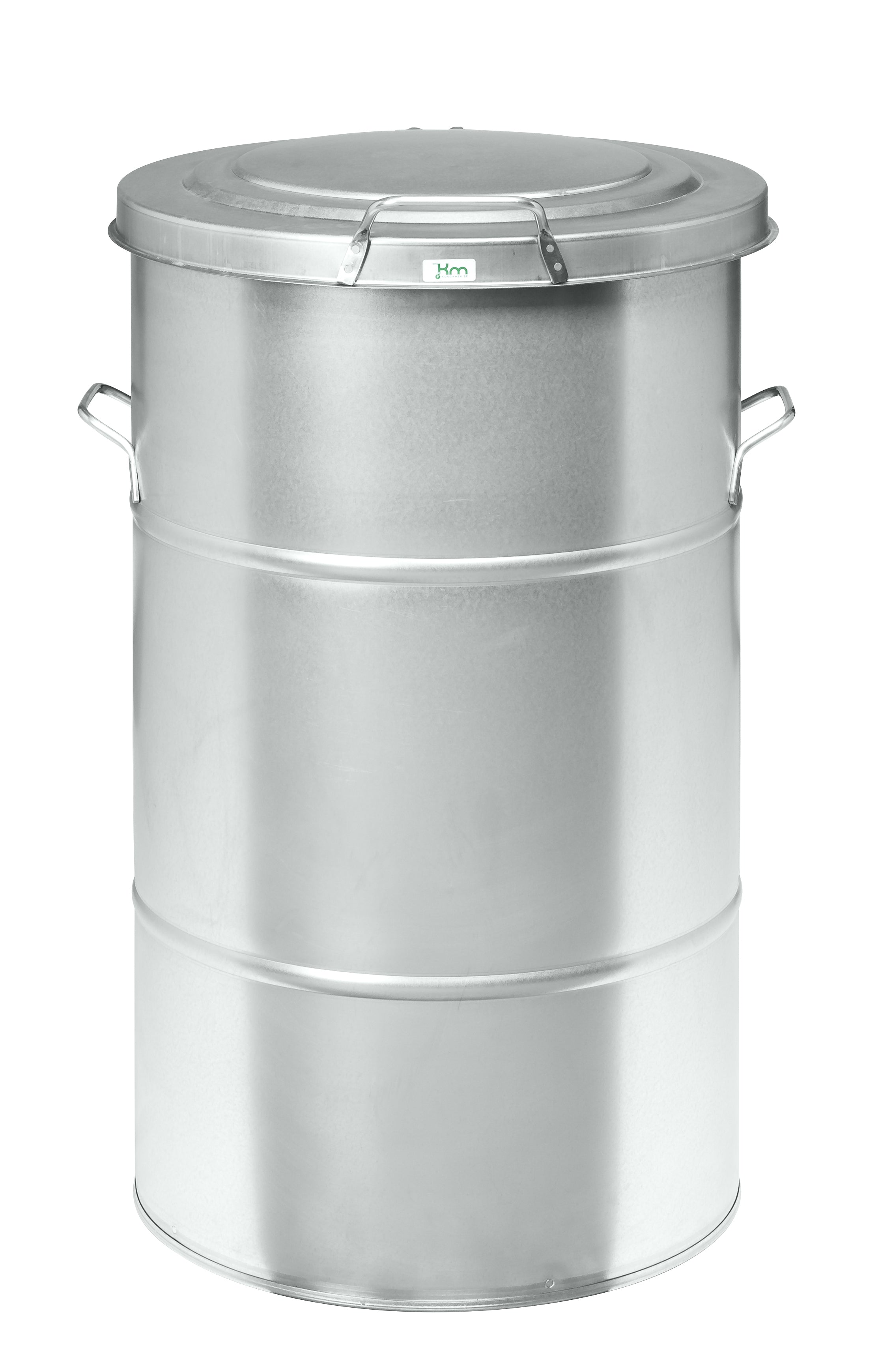 Galvanised sheet metal 70L non-liquid waste container - Kongamek