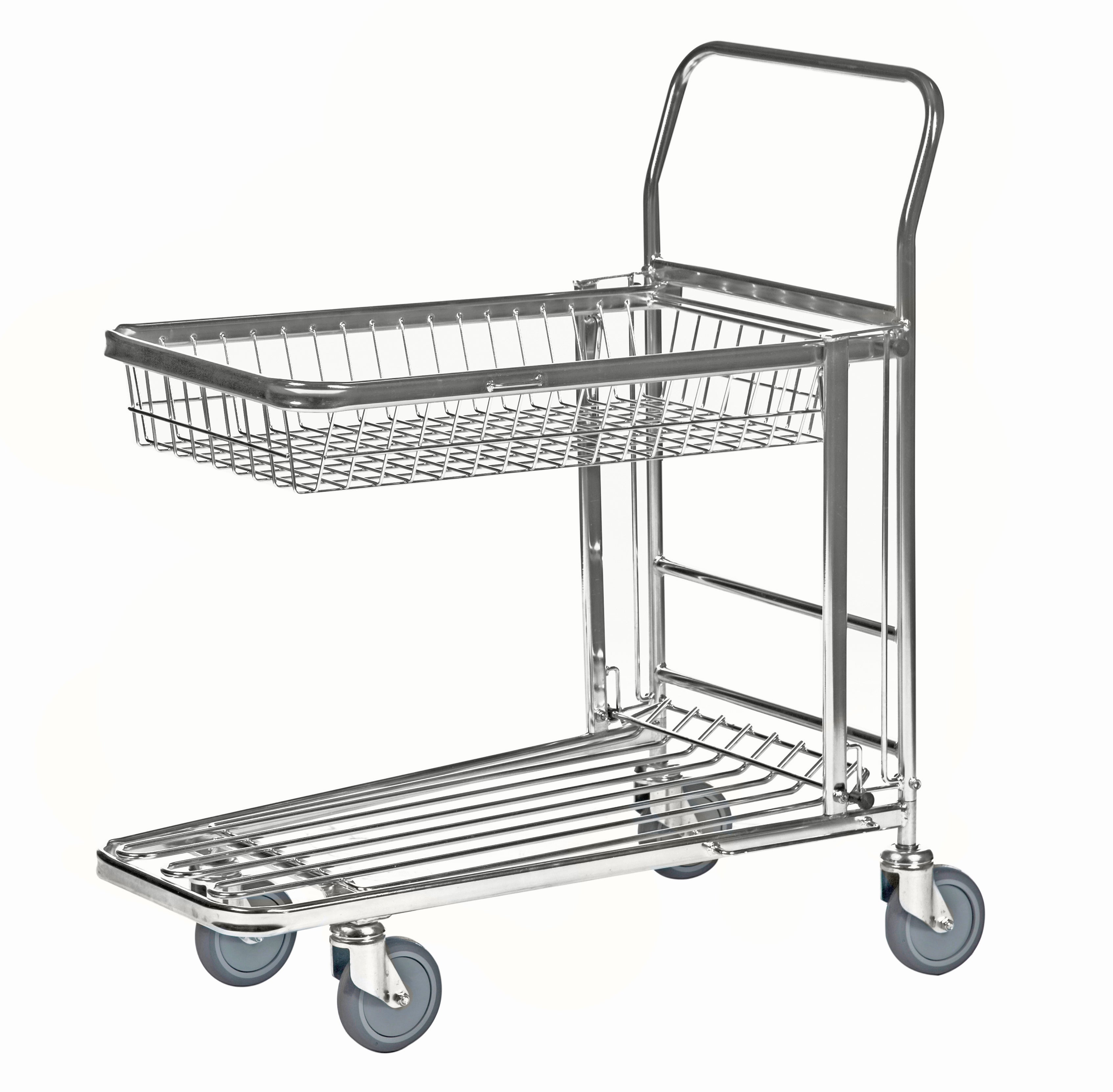 Shopping container carts 870 x 530 x 1010 load 300Kg Kongamek