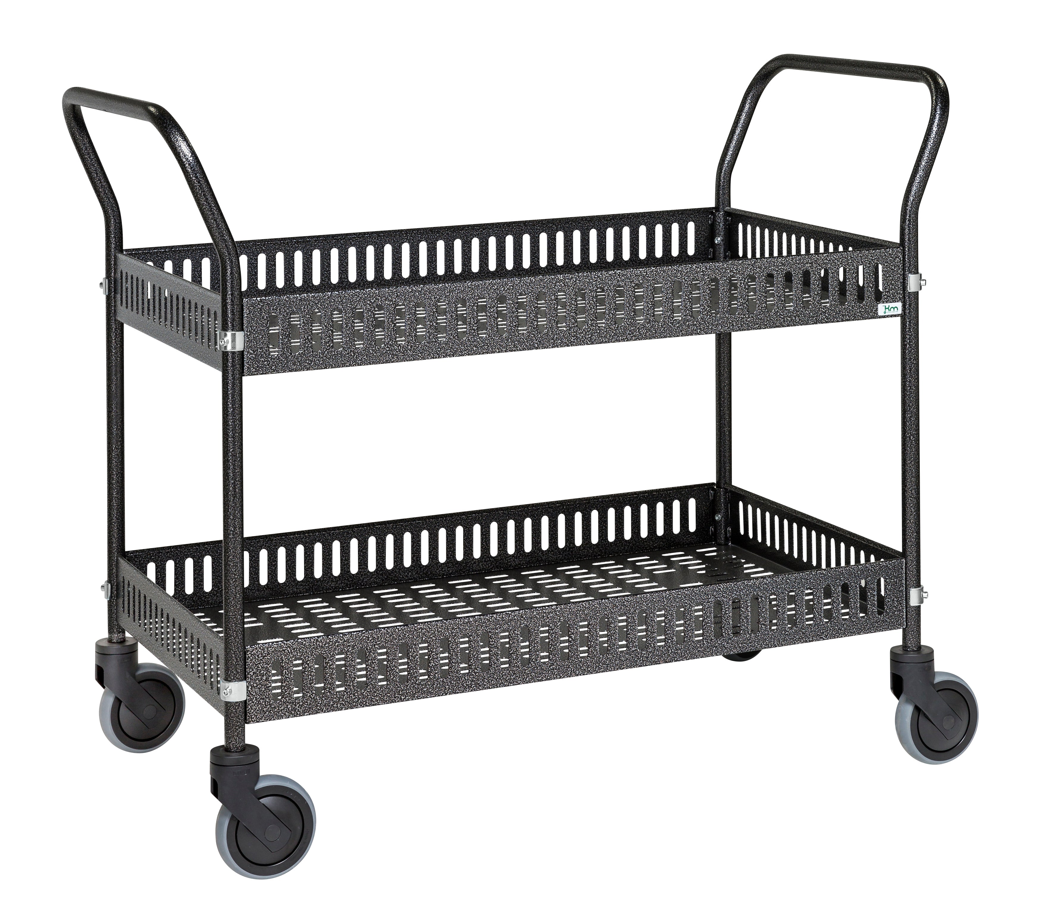 Table trolley with side rail Lip of 90 mm LxPxH 1130 x 550 x 940mm - Kongamek