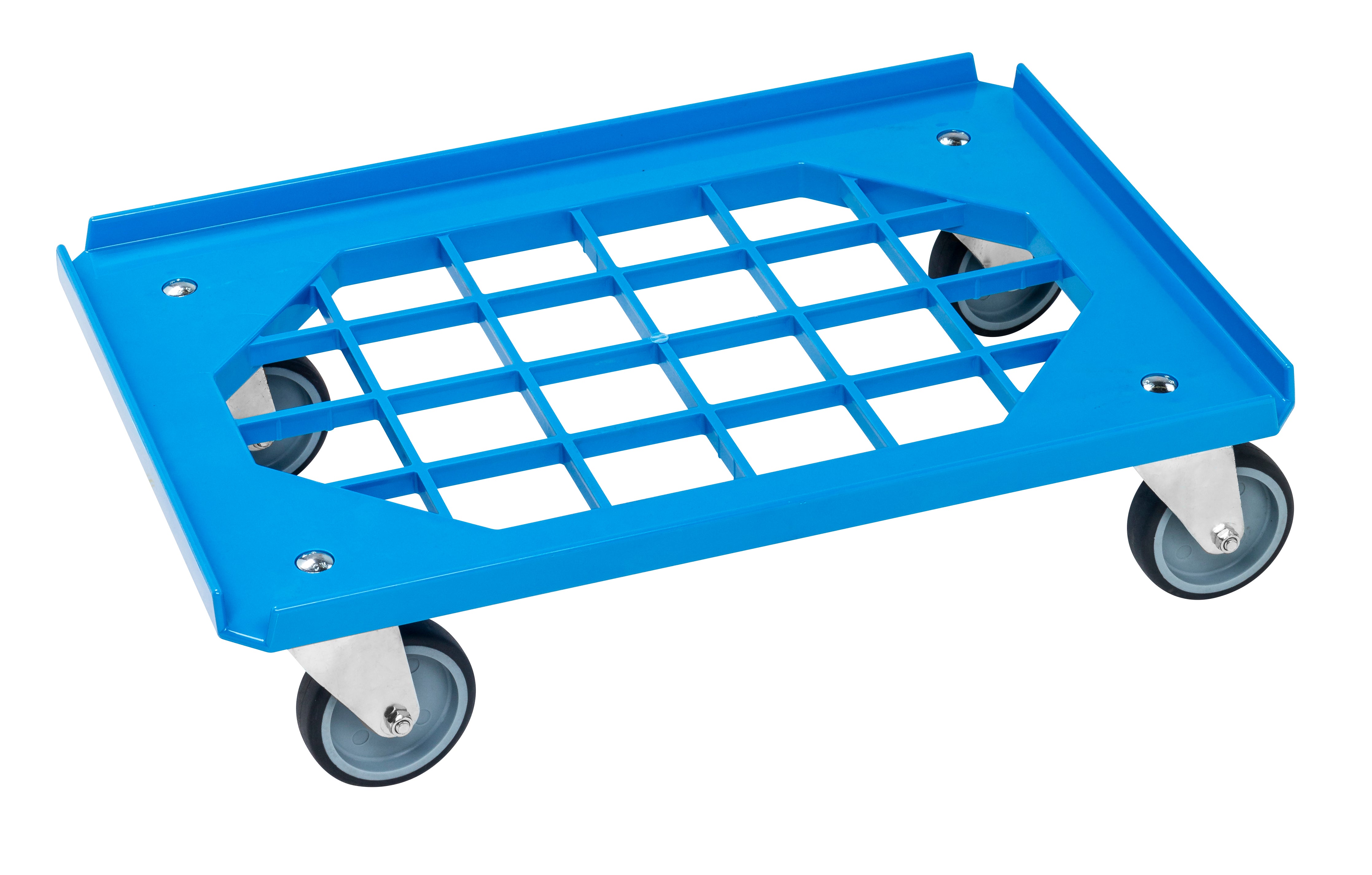 Blue dolly trolley 4 swivel wheels capacity 275kg - Kongamek