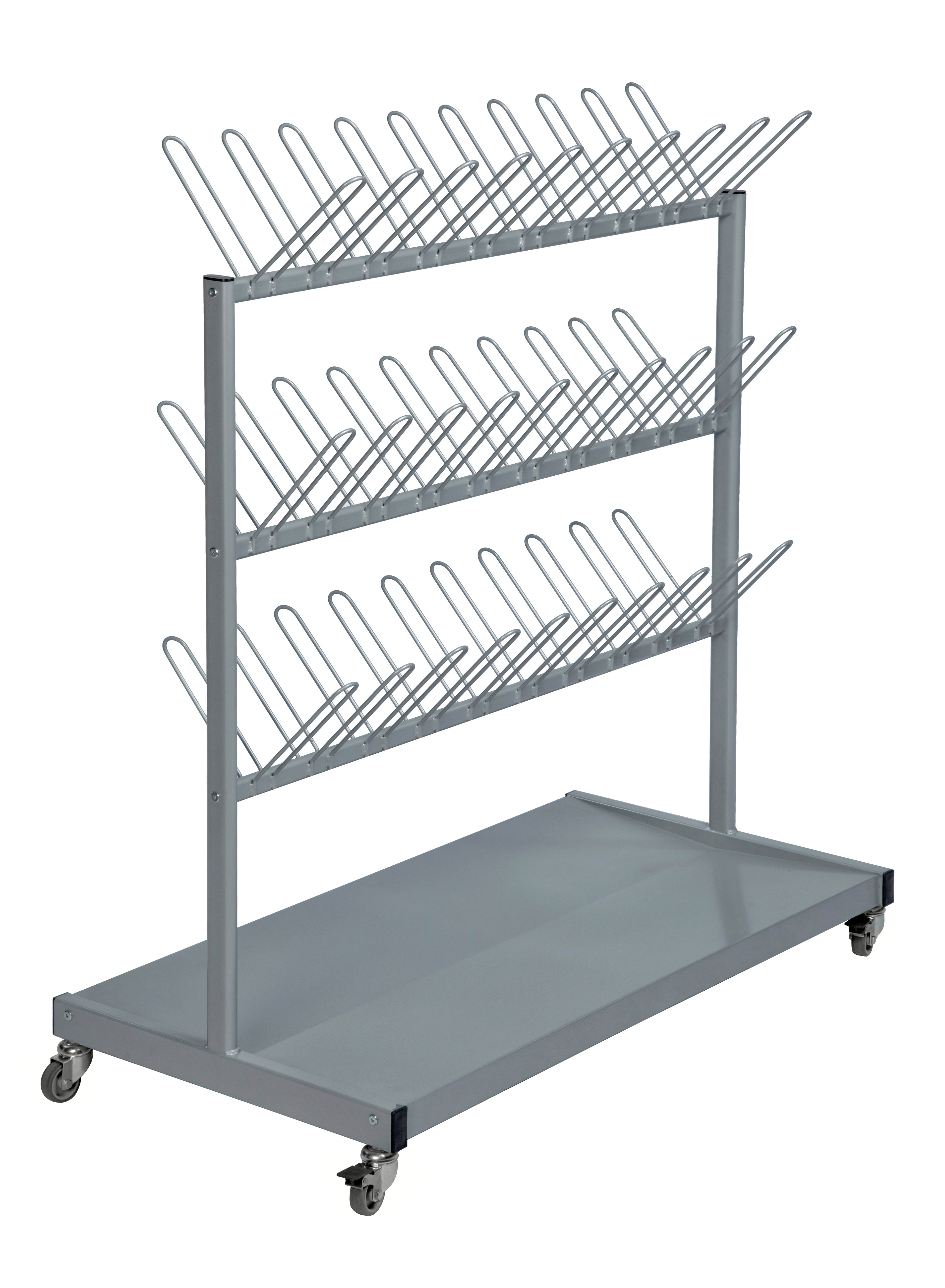 Shoe and boots trolley Grey 870 x 540 x 1200, capacity 25Kg Kongamek