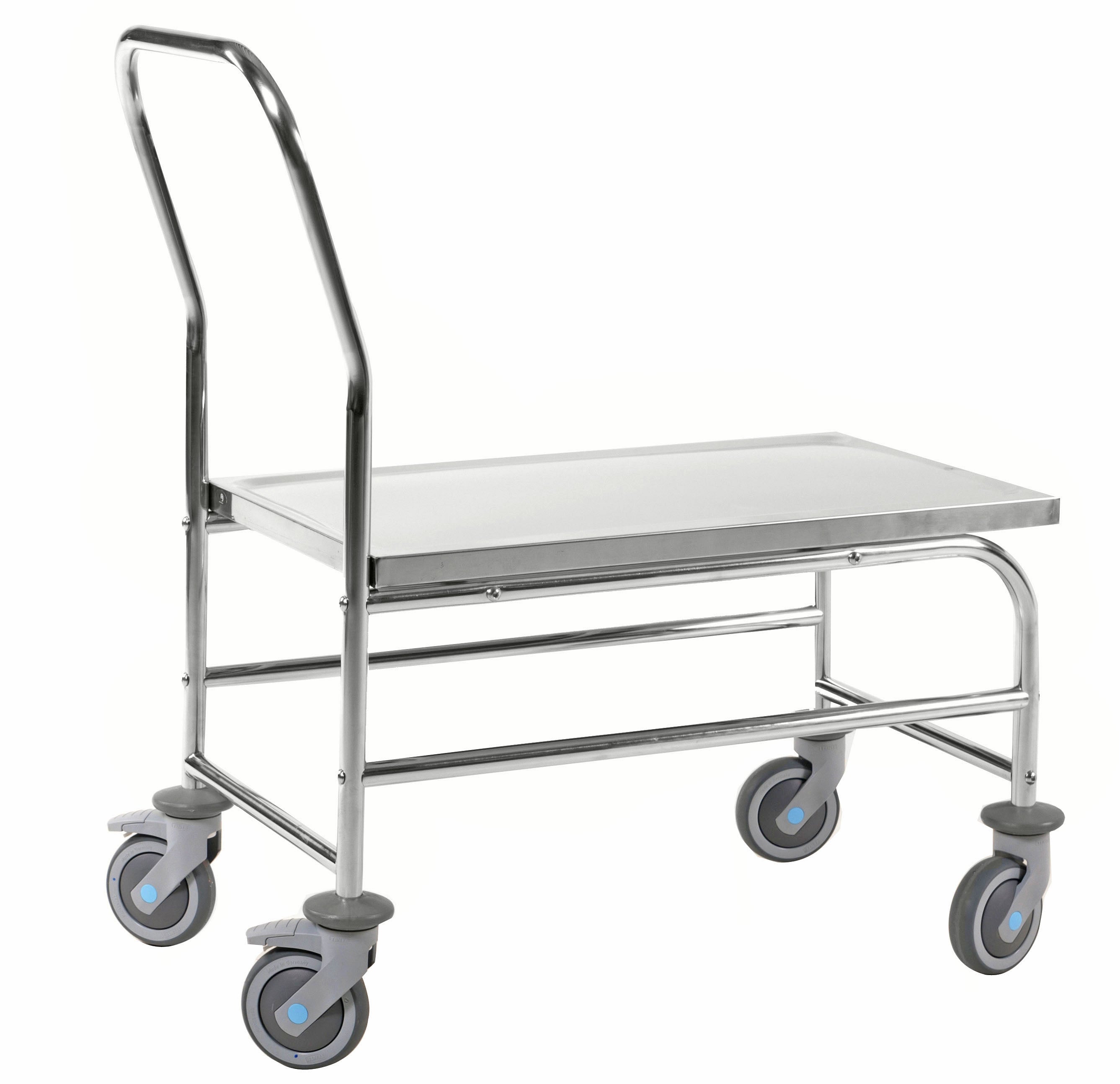 Platform trolley C3, 4 swivel wheels 2 with brakes- KM60363-S Kongamek