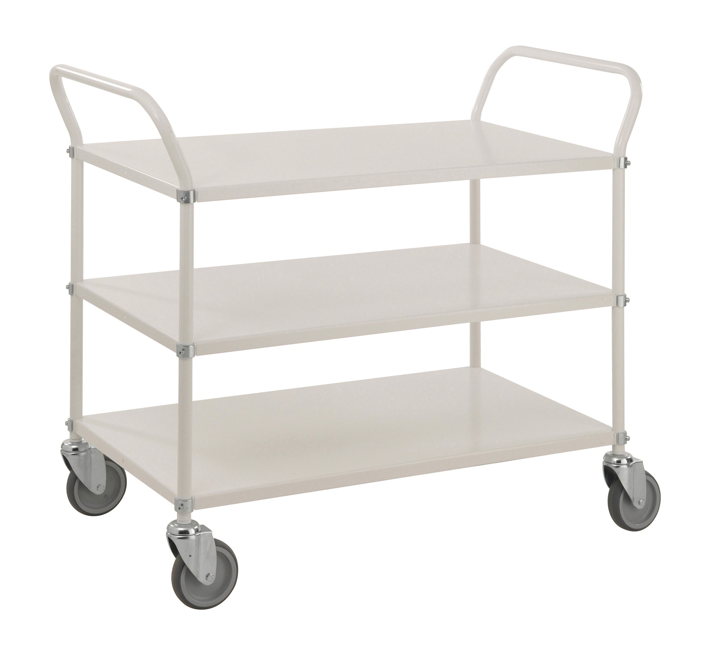 Light shelf trolley 3 levels White - KM4148B Kongamek