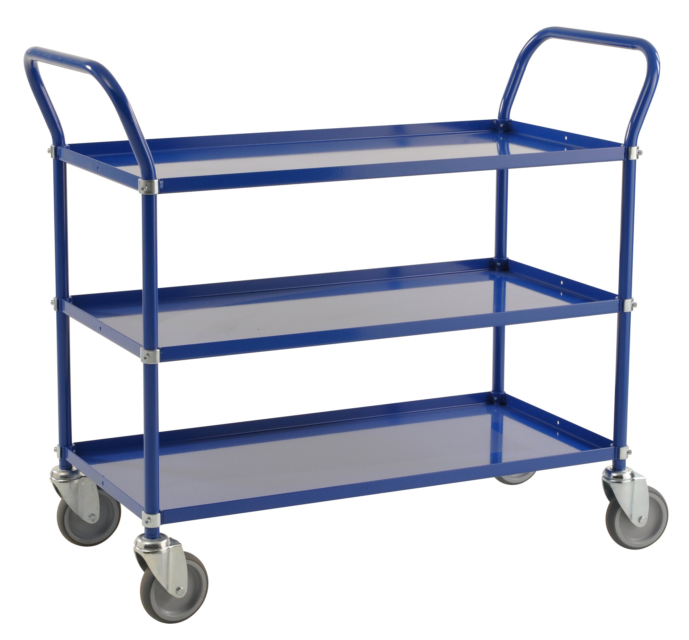 Light shelf trolley 3 levels Blue - KM4148-B Kongamek