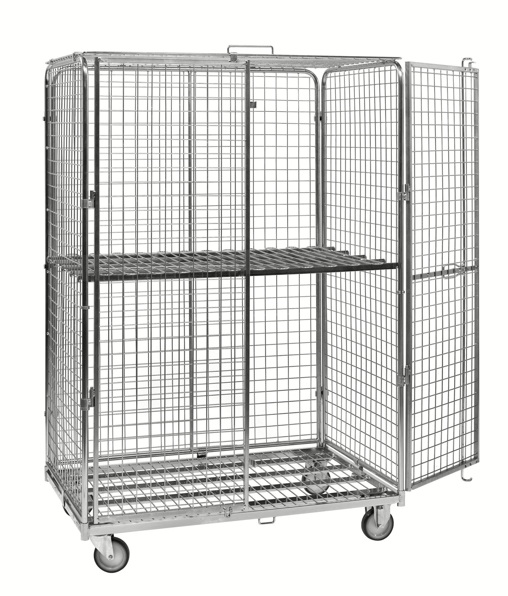 Electro galvanized safety container W x D x H (mm) 1200 x 800 x 1870