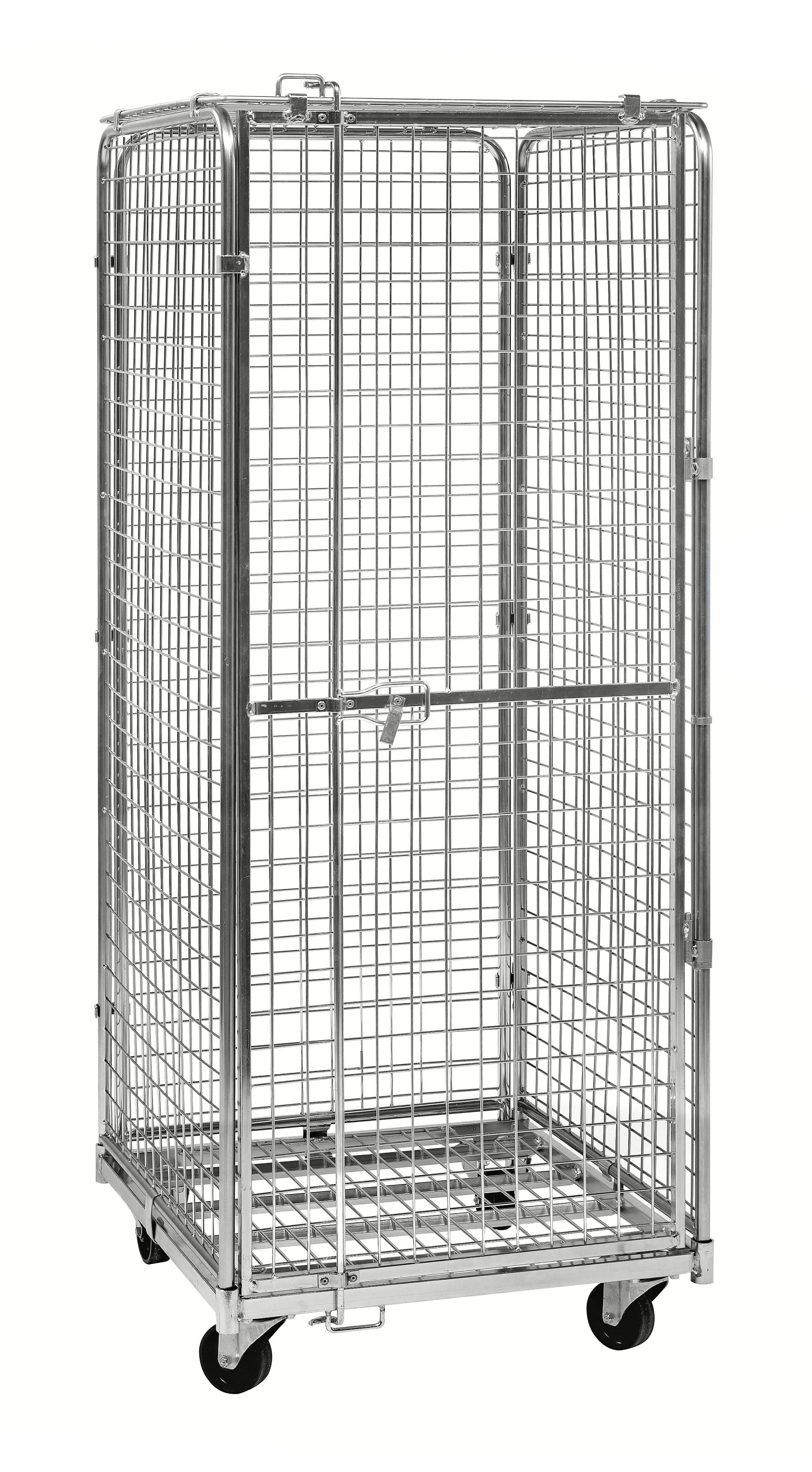 Safety container Electro galvanised 720 x 830 x 1840, capacity 400Kg