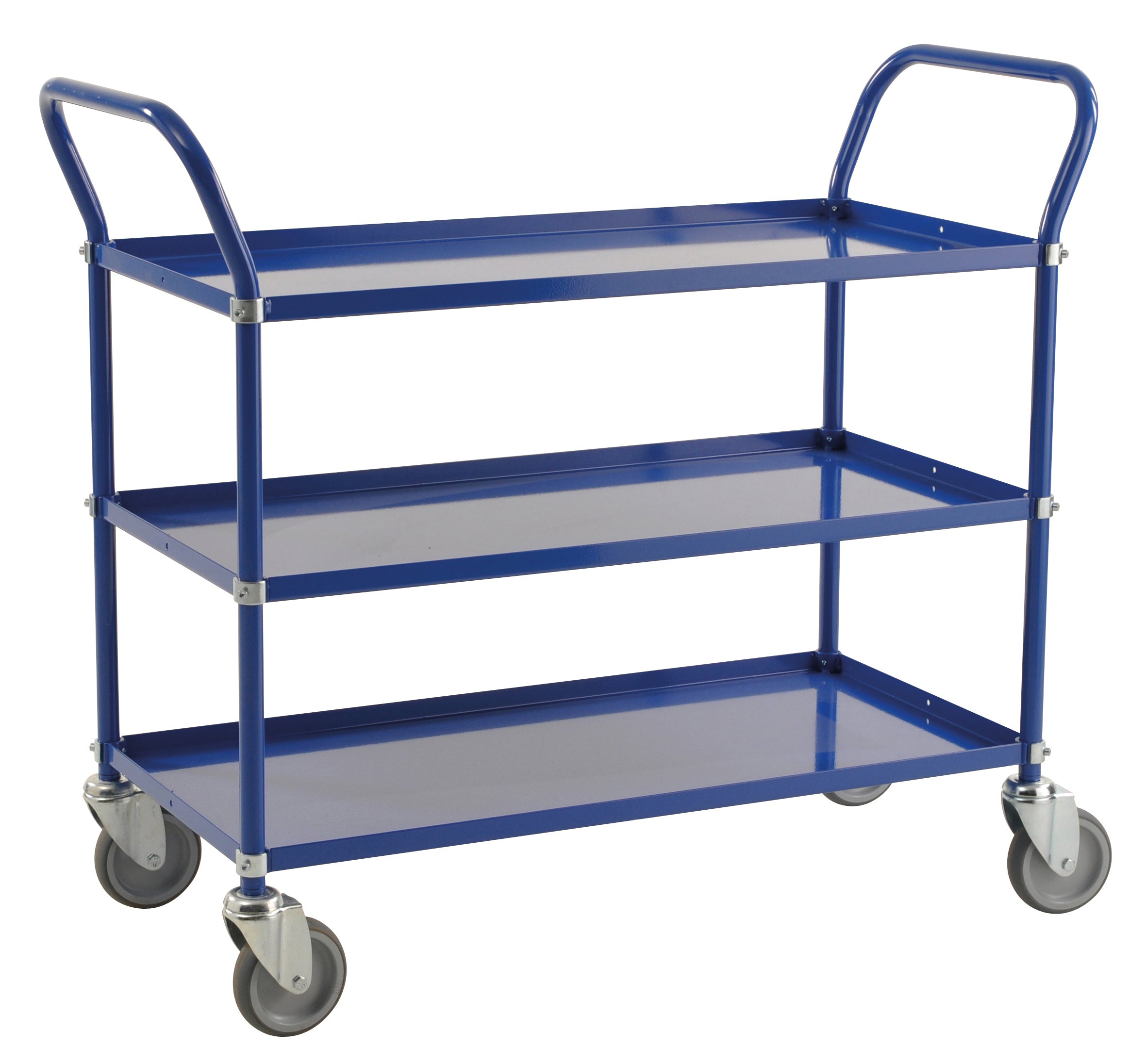 Light shelf trolley 3 levels Blue - KM4148-BB Kongamek