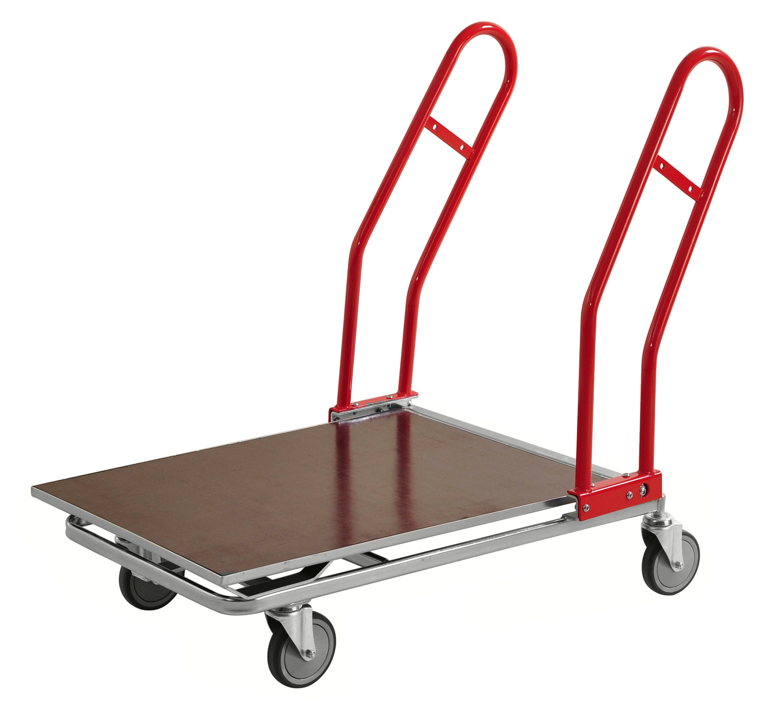 Large volume trolley Electro galvanised / MDF, black 1170 x 700 x 980