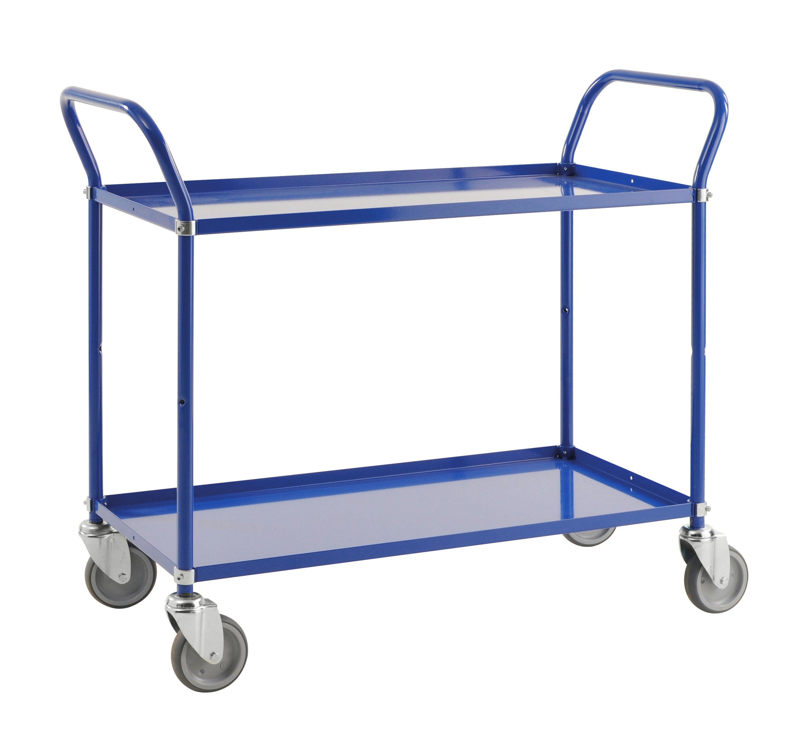 Light shelf trolley 2 levels Blue - KM4147-B Kongamek