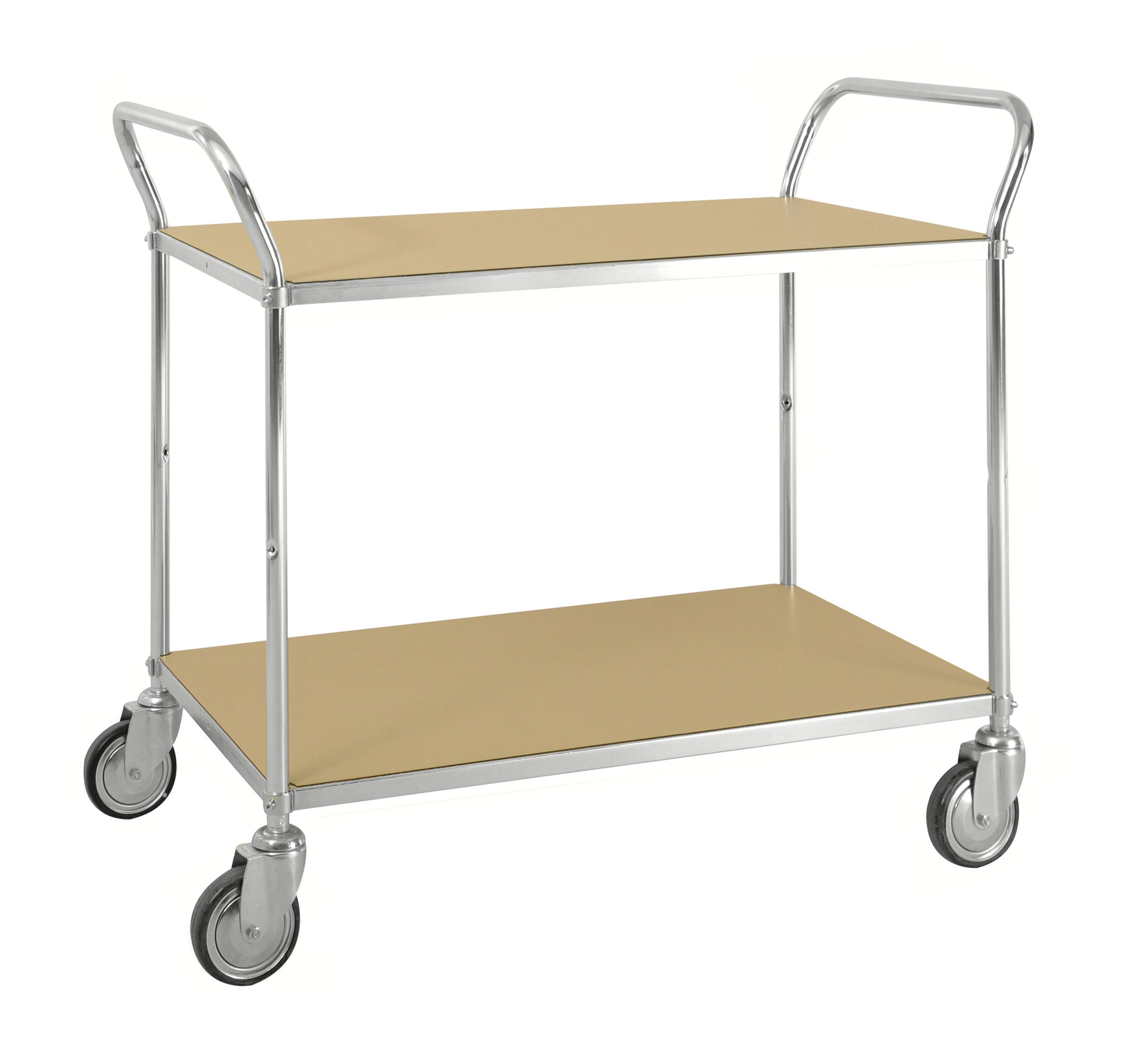 ESD table trolley 2 shelves Electro galvanized - KM4147-ESD Kongamek