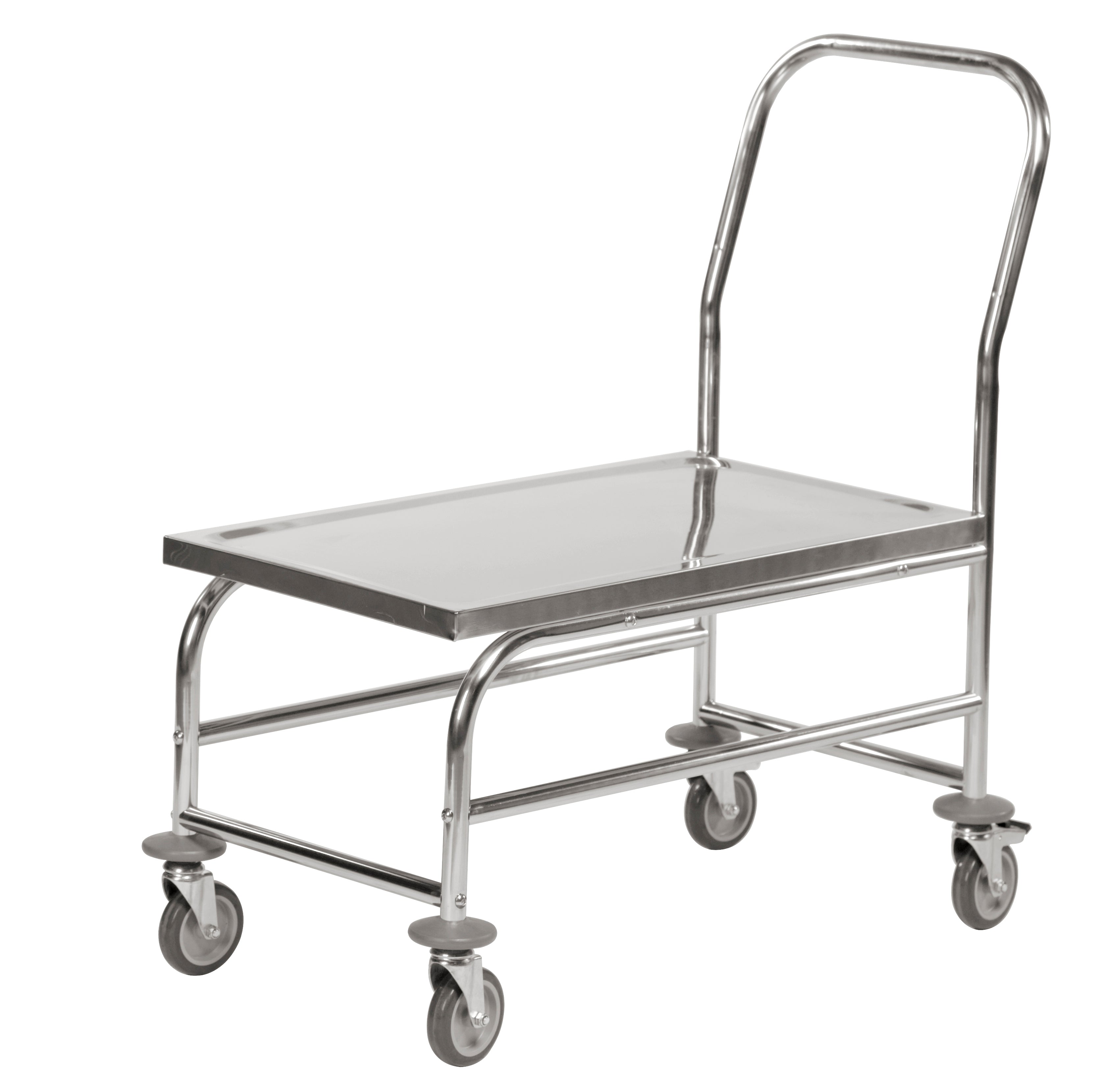 Stainless steel trolley smart, C2 - 850 x 490 x 925 load 100Kg Kongamek