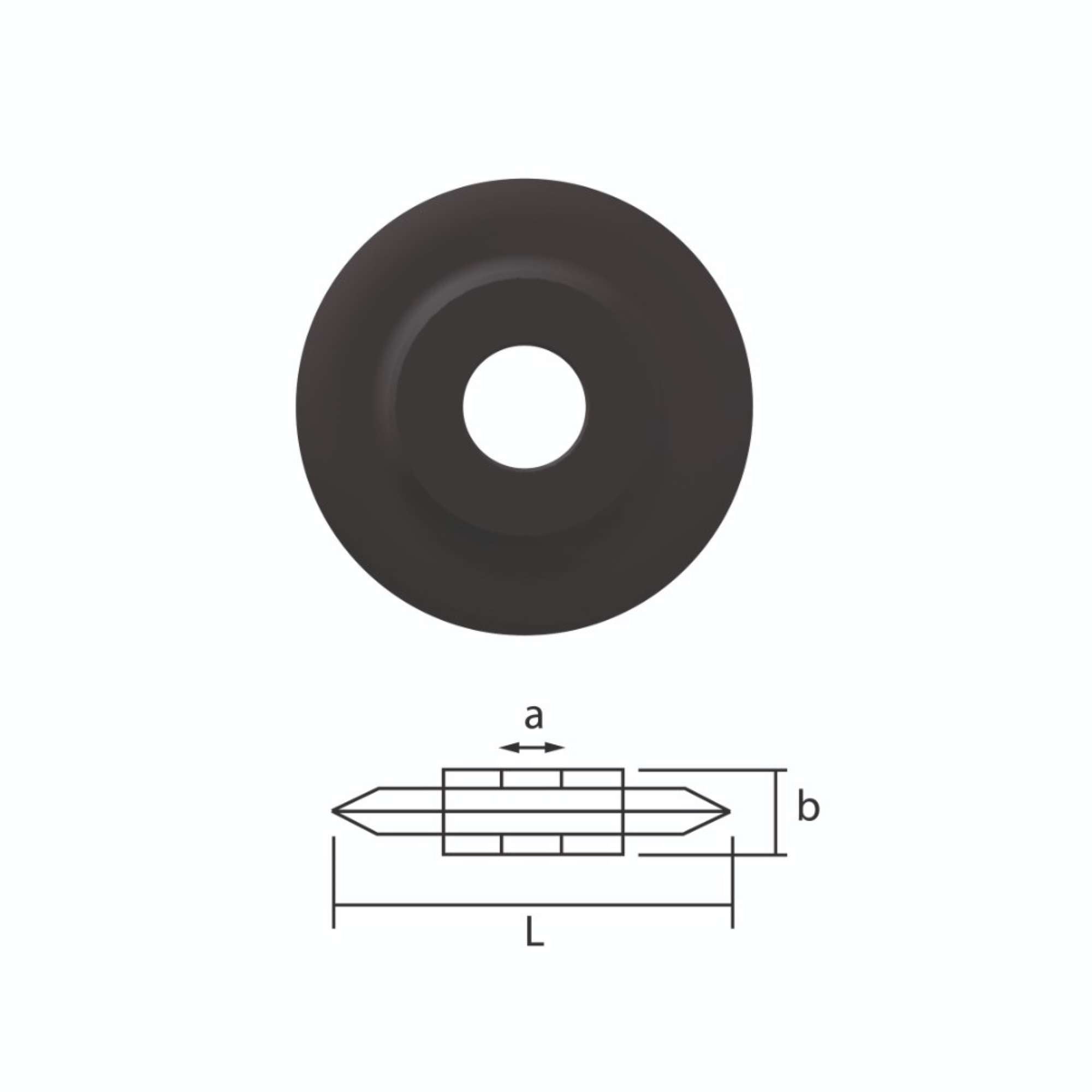 Replacement wheel for pipe cutter - Usag 314 DAR U03140033Q