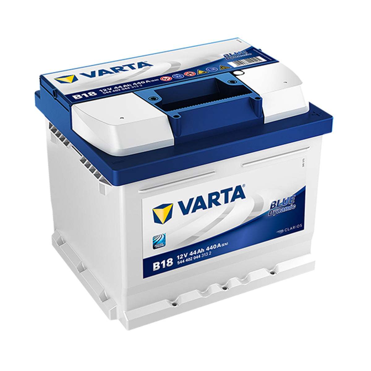 12V 44Ah 420A Car Battery, Starter Batteries - Varta B36 Blue Dynamic 544401042