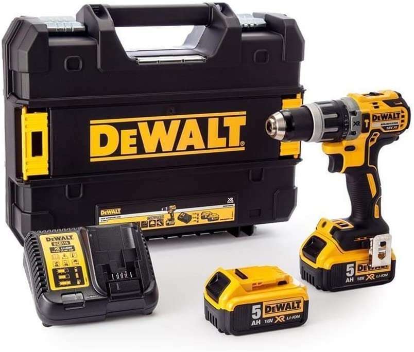 Dewalt Impact Drill Driver 18V 5Ah Double Battery DCD796P2-QW