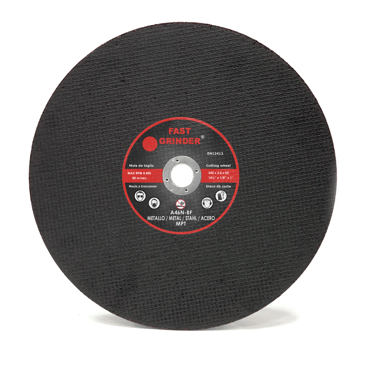 Flat Reinforced Cutting Disc D.150x1.5xF.20 A80P MPT - Conf.25pz