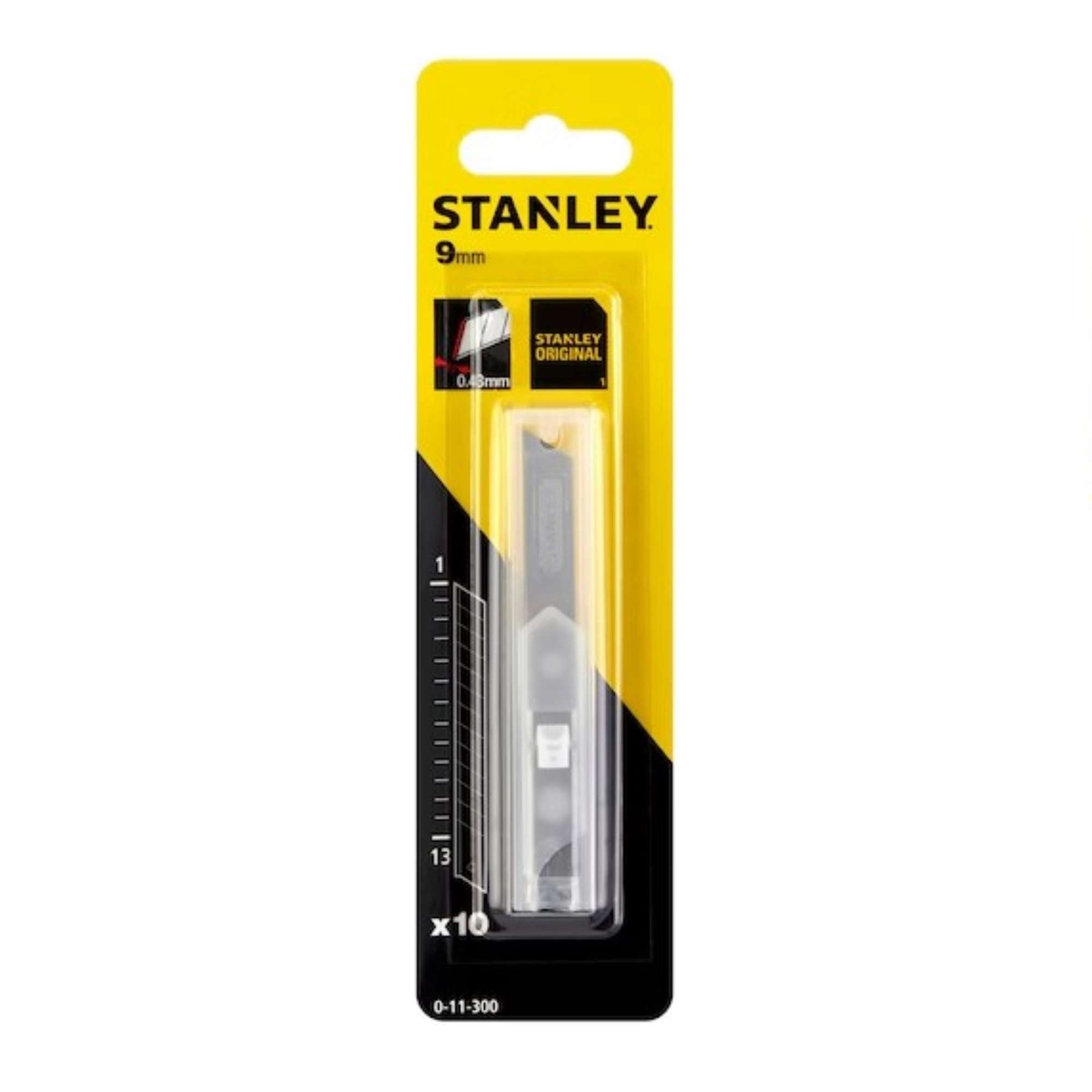 Dispenser blades 9mm for cutters 10 pieces - Stanley 0-11-300