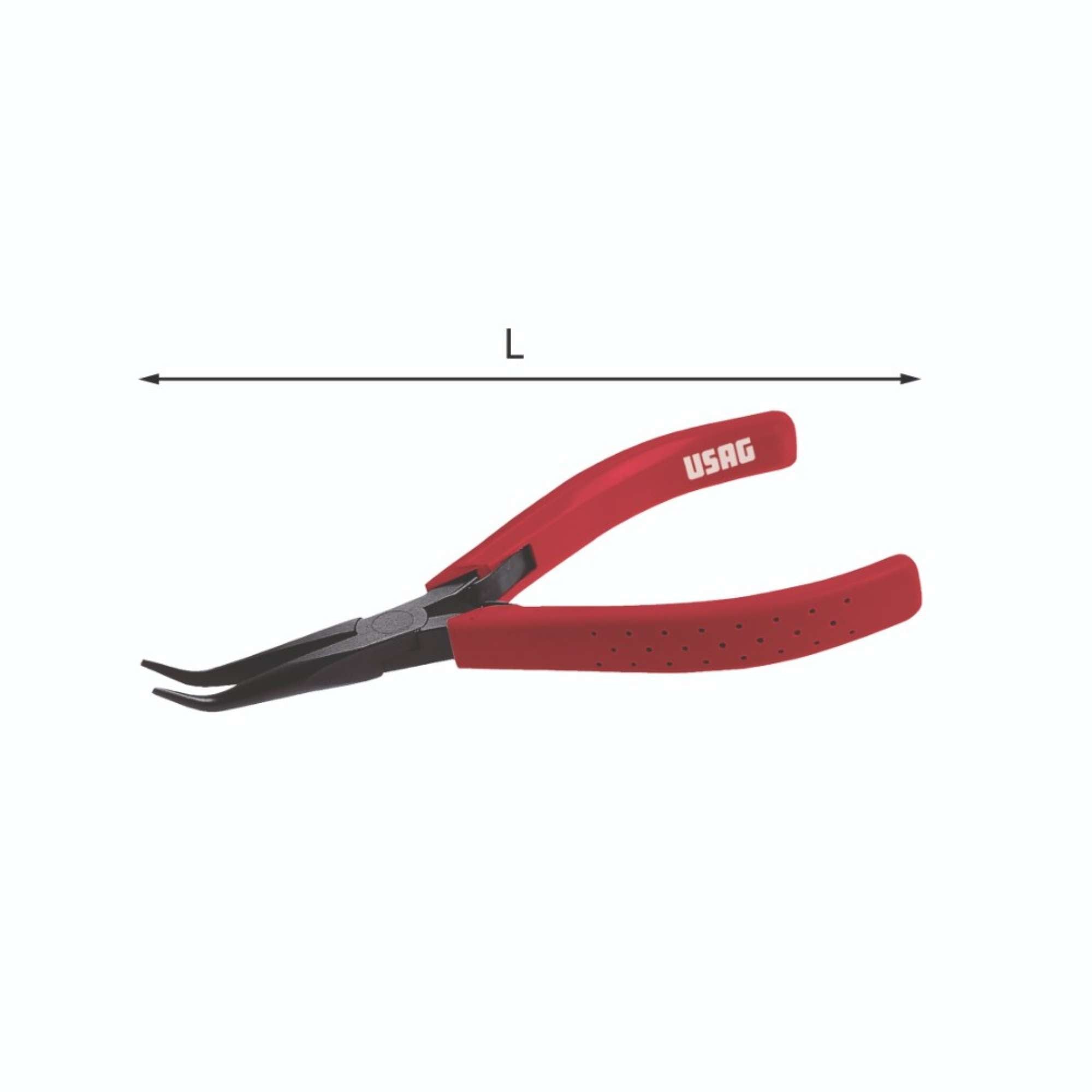 Pliers Half-round Beaks Long 35x1.6x9 017/4 USAG - U00170004