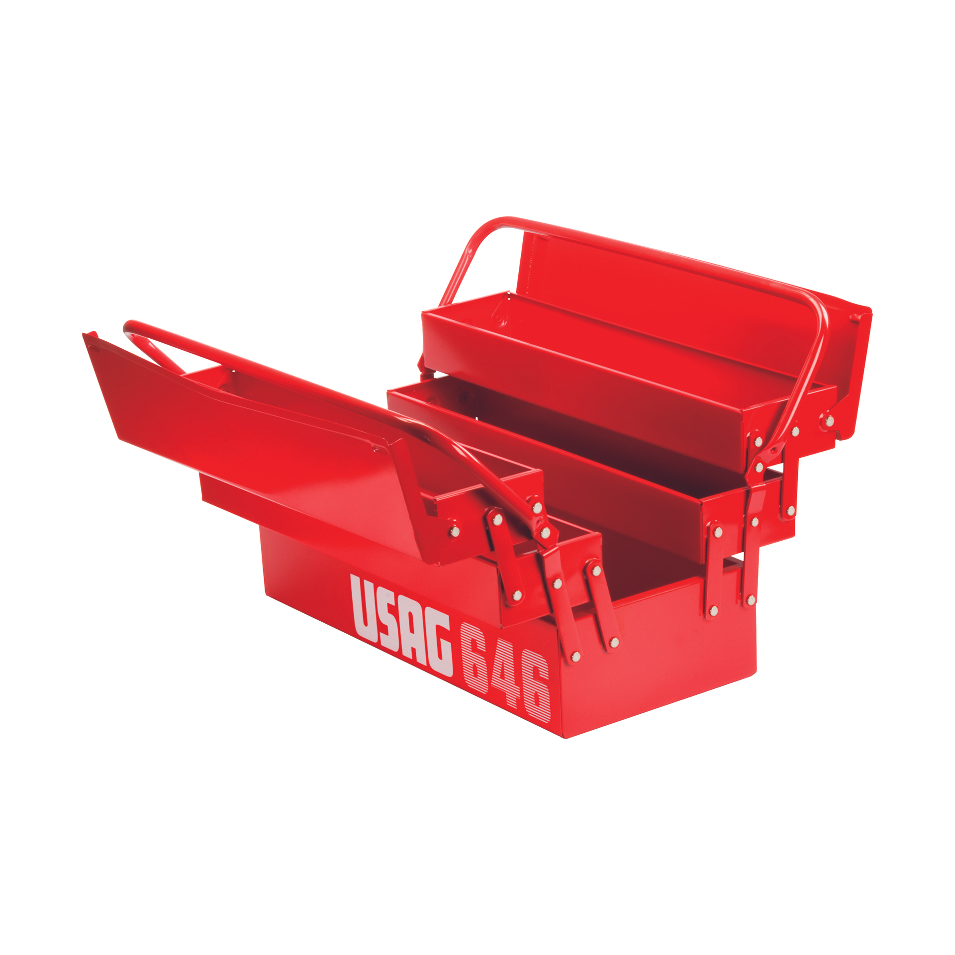 Cantilever Tool Box, 5 compartments (Empty) - Usag 646/5 V - U06460201