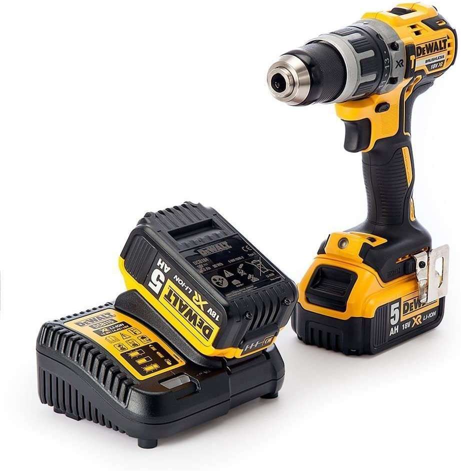 Dewalt Impact Drill Driver 18V 5Ah Double Battery DCD796P2-QW