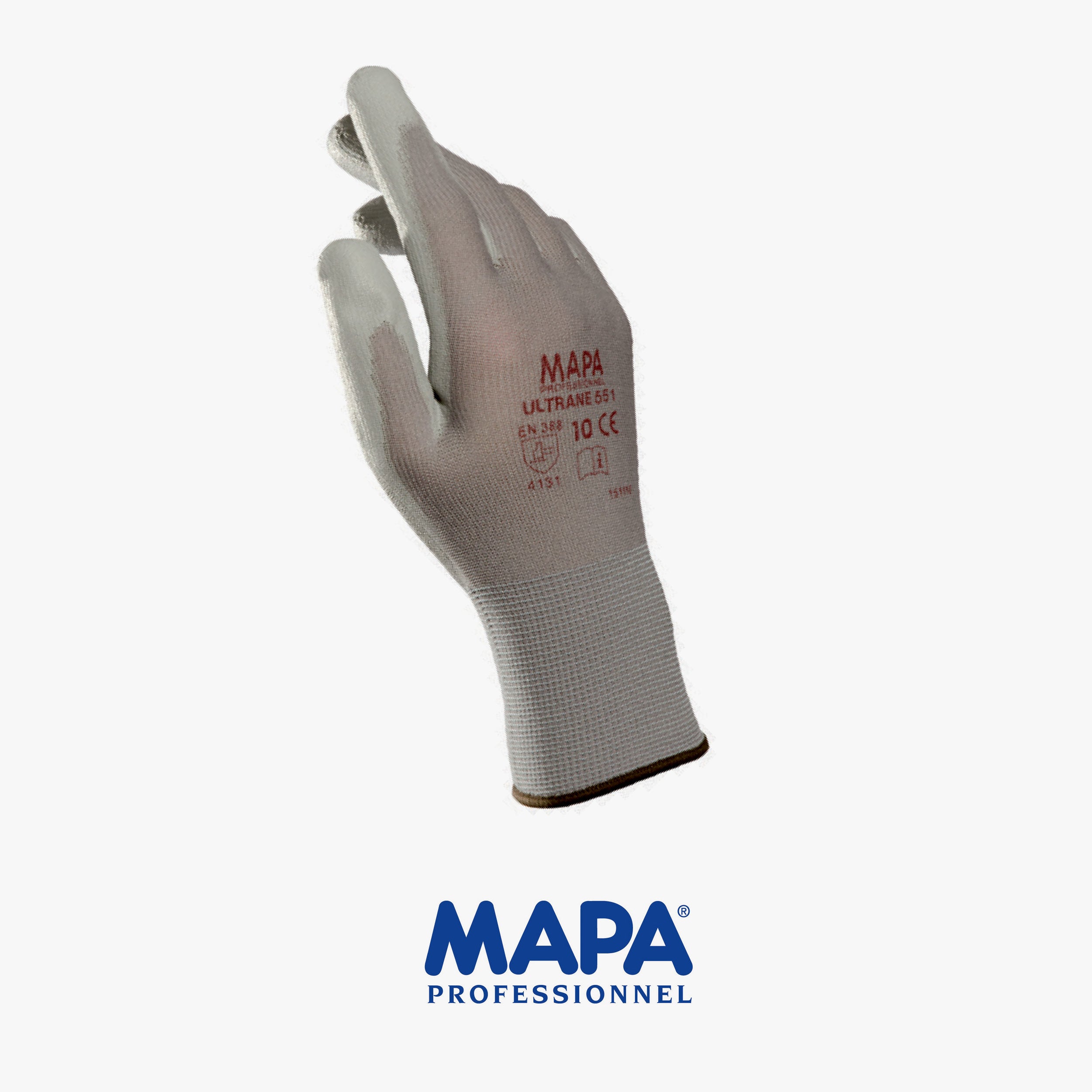 MAPA ULTRANE GREY gloves size (10/6/7/8/9)