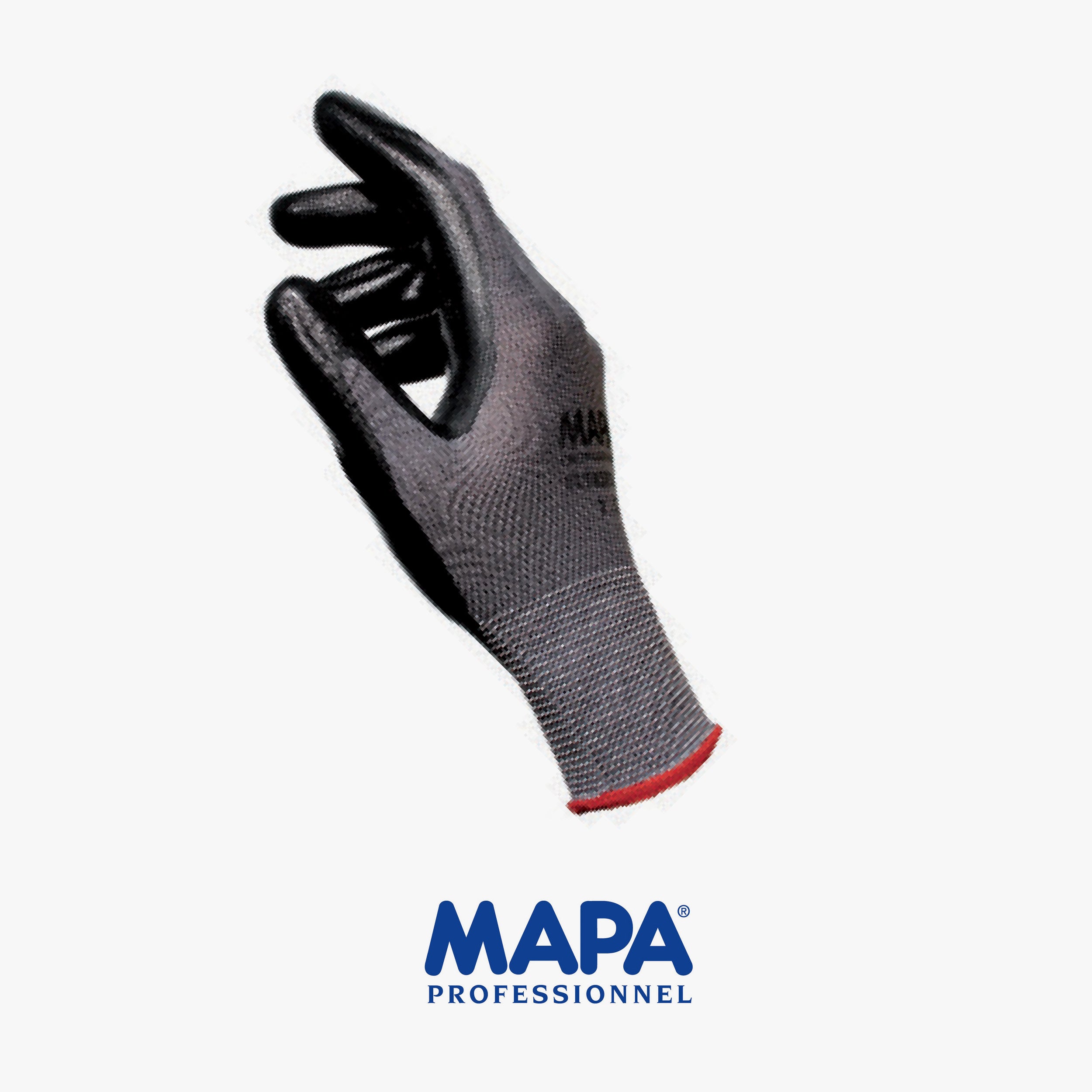 MAPA ULTRANE gloves BLACK size (10/7/8/9)