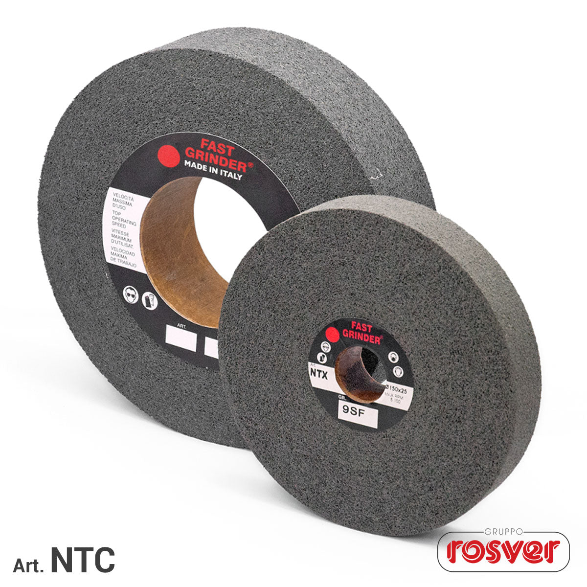 NTC Wrapped Wheels - Rosver - NTC D.150x25 F.25 Gr.8 - Conf.