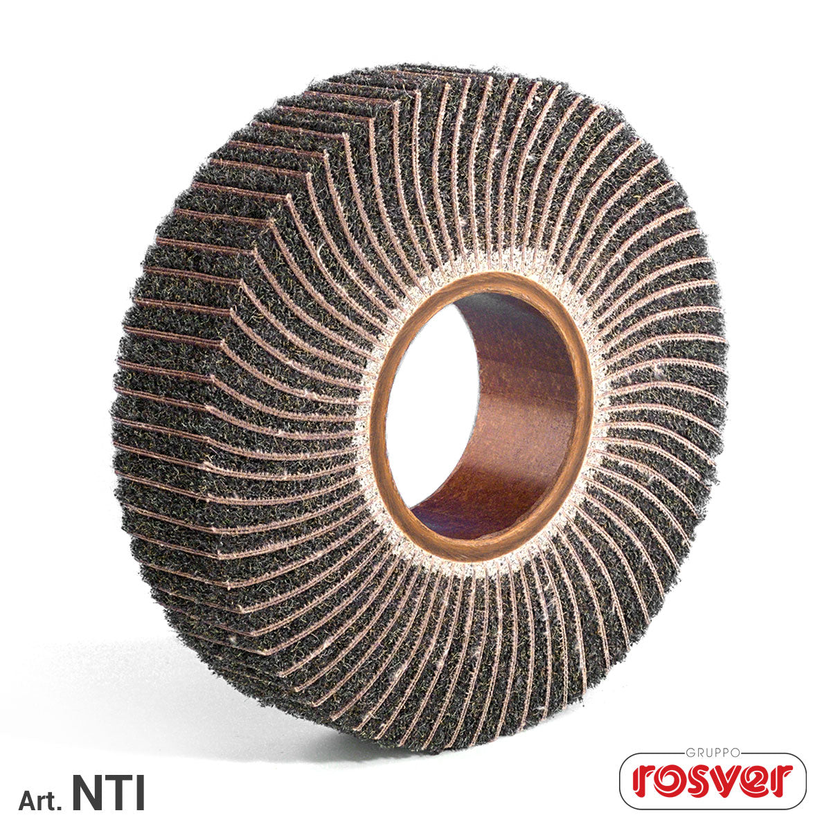 Mixed flap wheels with hole - Rosver - NTI D.165x30x55 - Conf.5pz