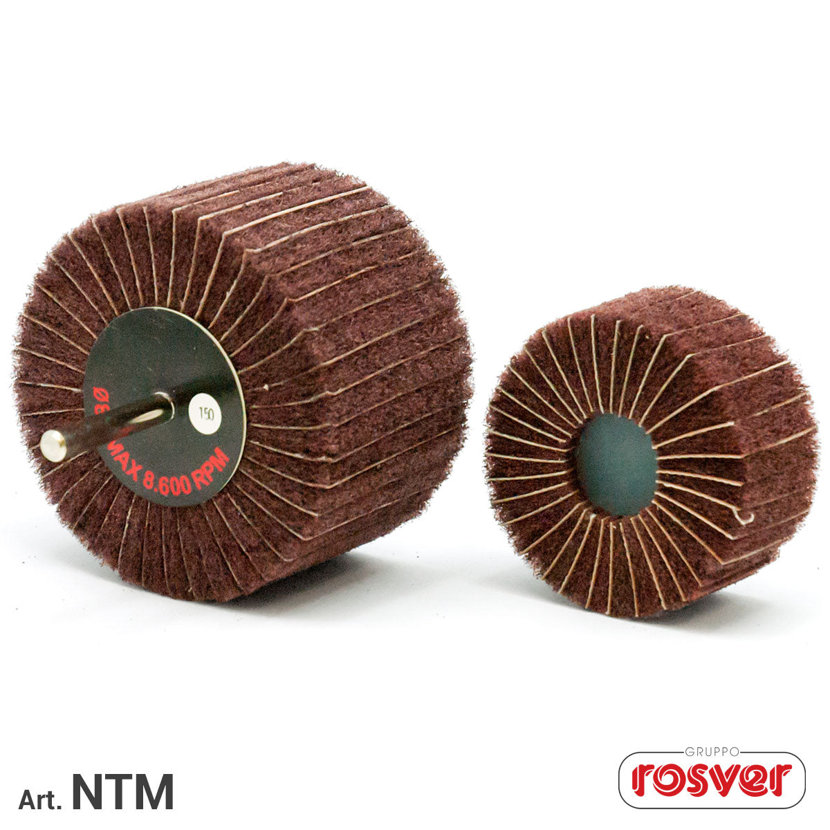 Mixed abrasive wheels with shank - Rosver - NTM D.40x30x6 - Conf.10pz