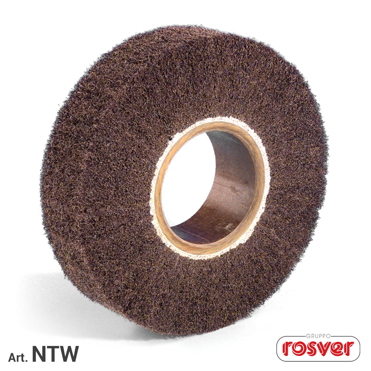 Non-woven flap wheels D.200x50x76 for metal satin finishing and oxidation cleaning