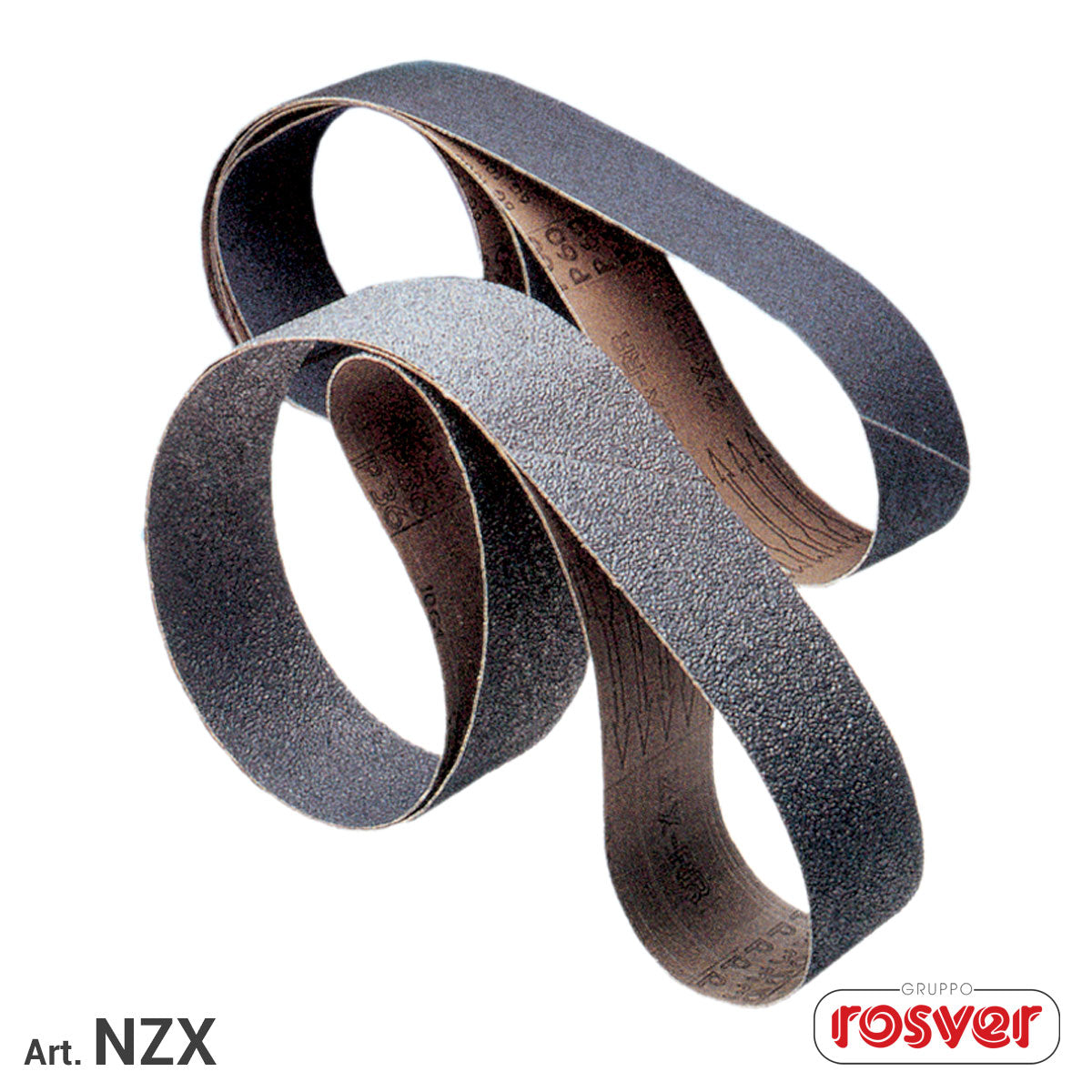 Zirconium Abrasive Belts - Rosver - NZX SV.2000xH.150 - Conf.10pz