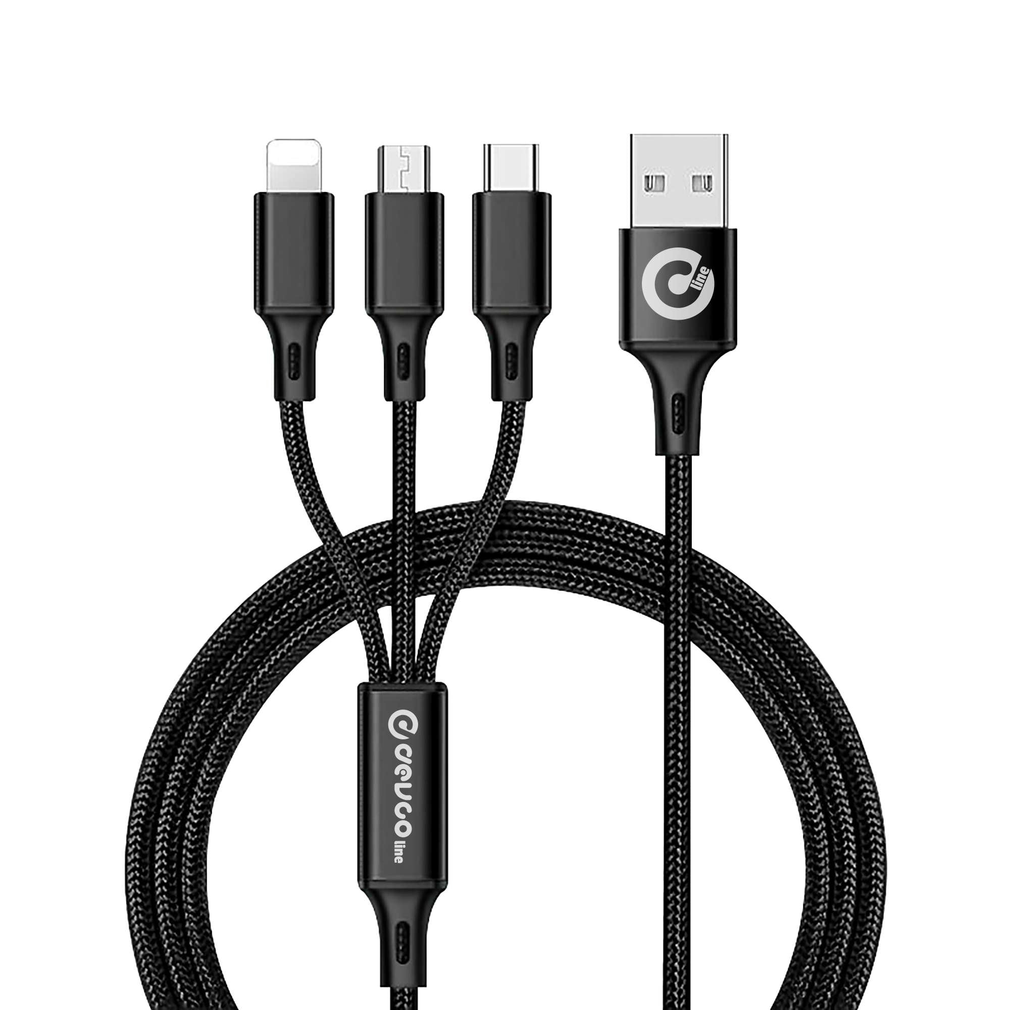 3 in 1 magnetic charging cable multi cable - DEVCOline - AT CR 3IN1