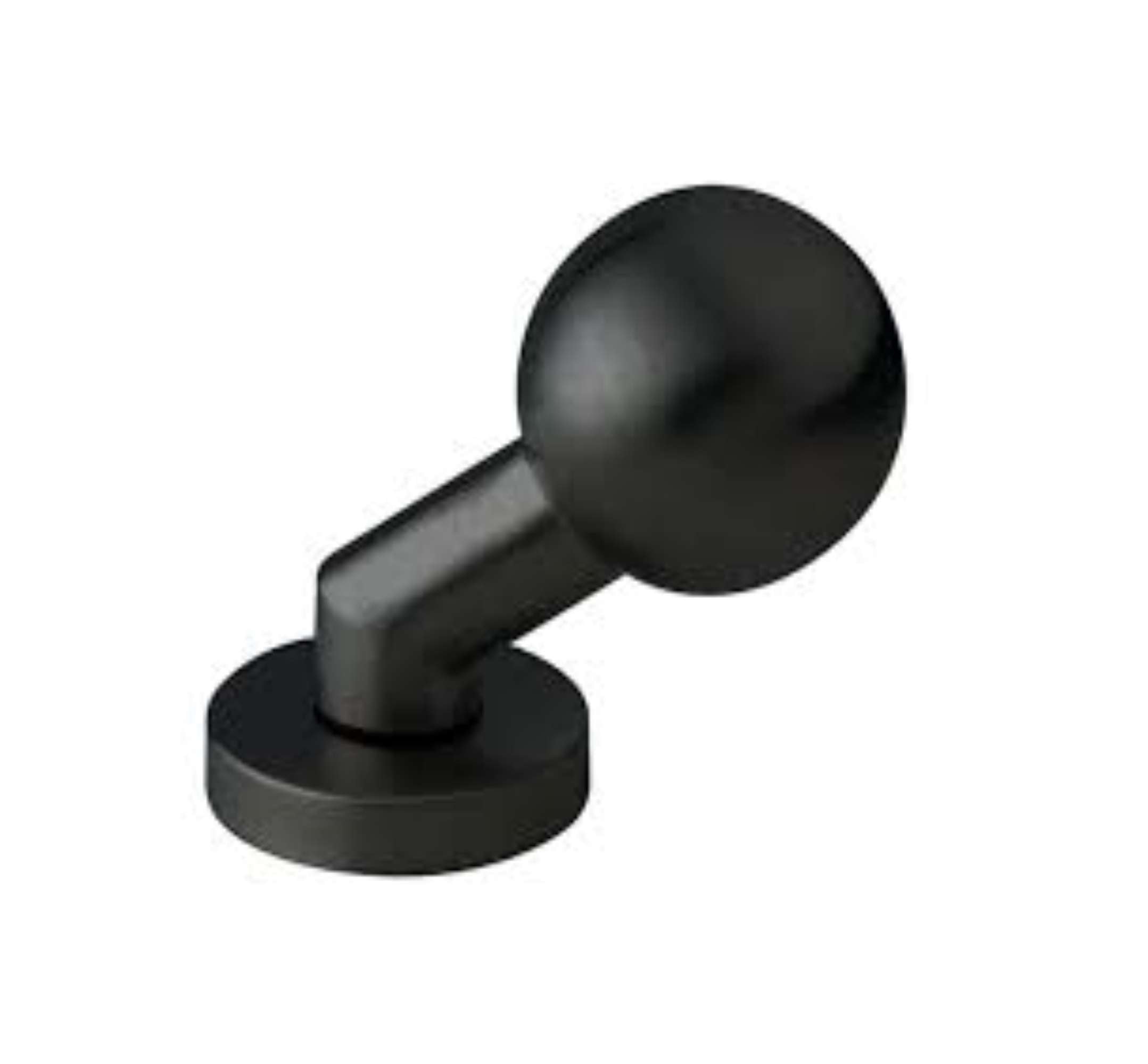 Off-centre black 9005 stainless steel knobs - Saguatti D69