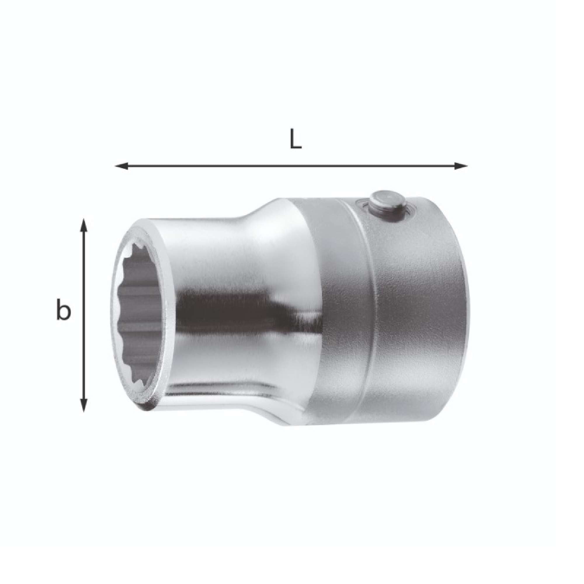 Socket wrench with polygonal mouth - Usag 235 3/4 N