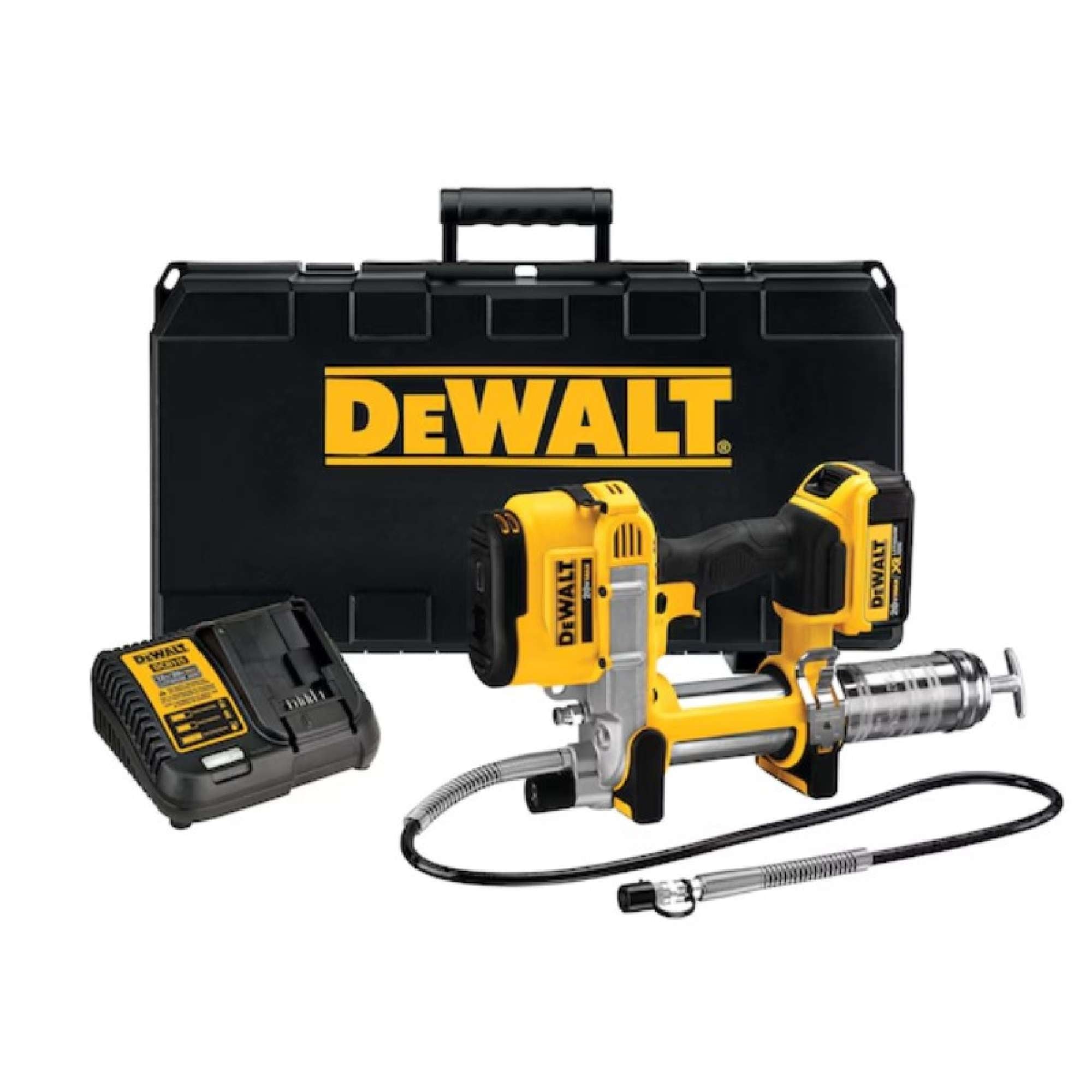 18V grease gun + 4.0Ah battery - Dewalt DCGG571M1QW