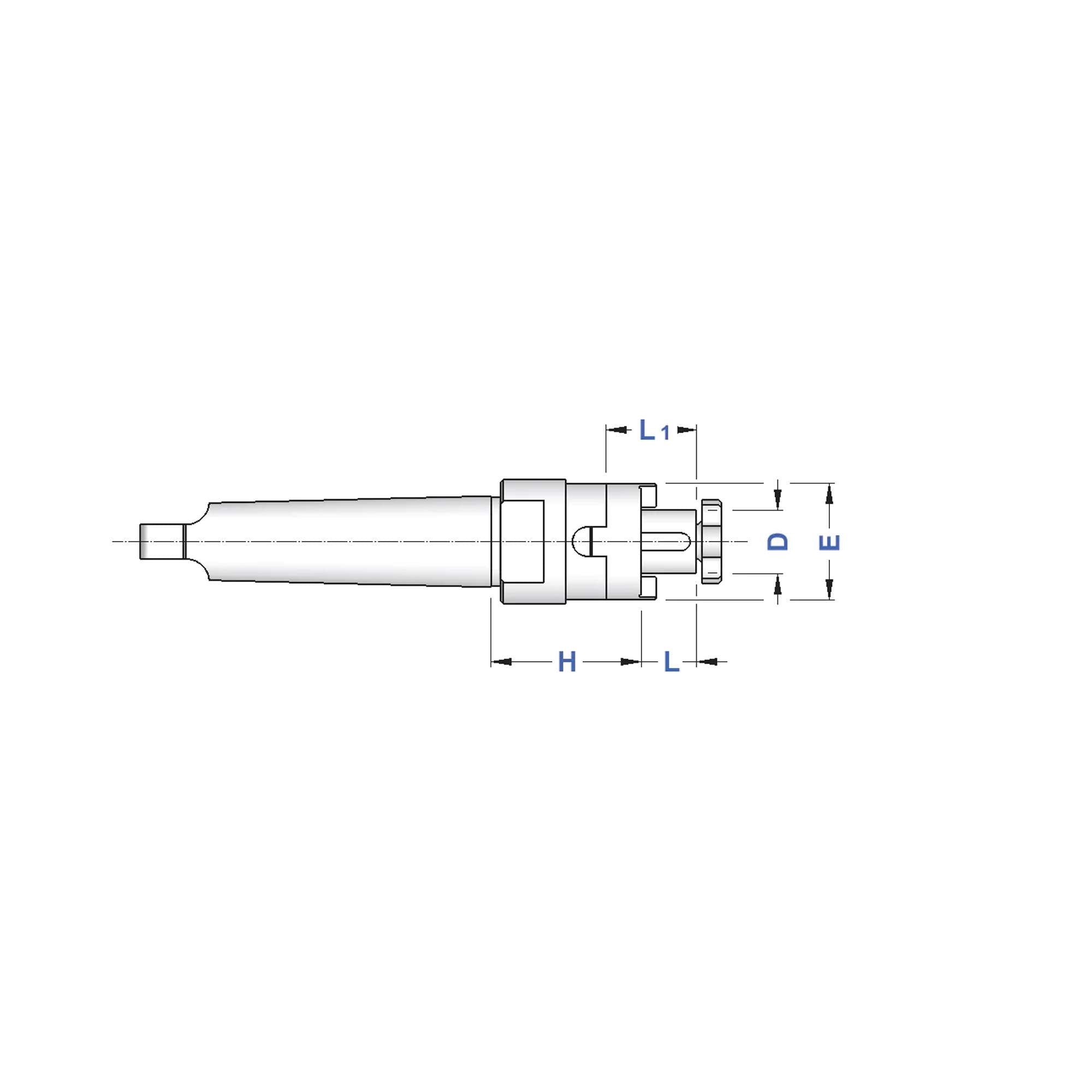 Combined milling cutters CM 3 with tenon - D.16 COMBI / H 37 - Gait 0858