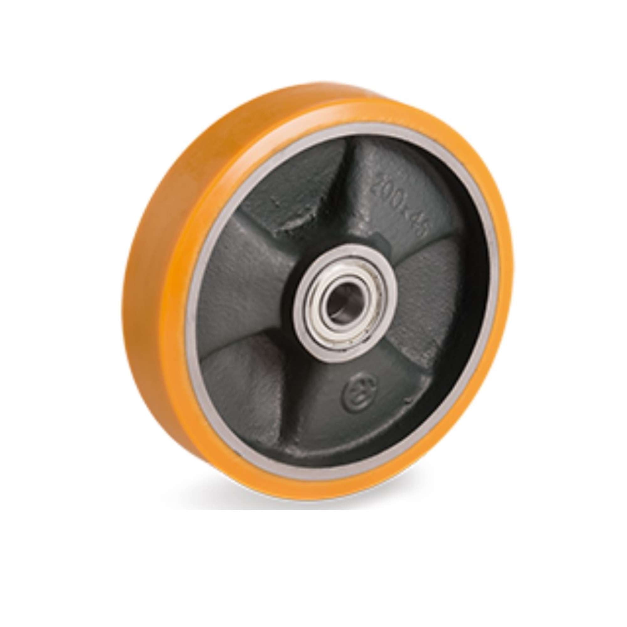 Cast iron core polyurethane wheel diameter 175 - Tellure Rota 652105