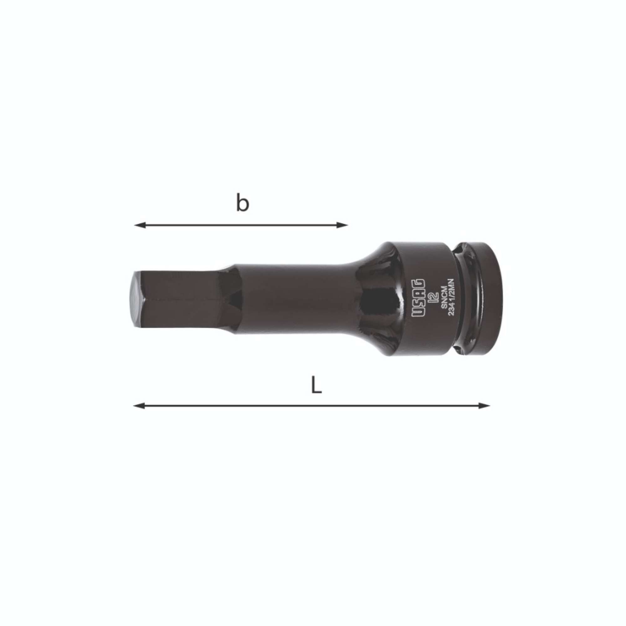 Machine socket wrench for hex socket screws 234 1/2MN - Usag