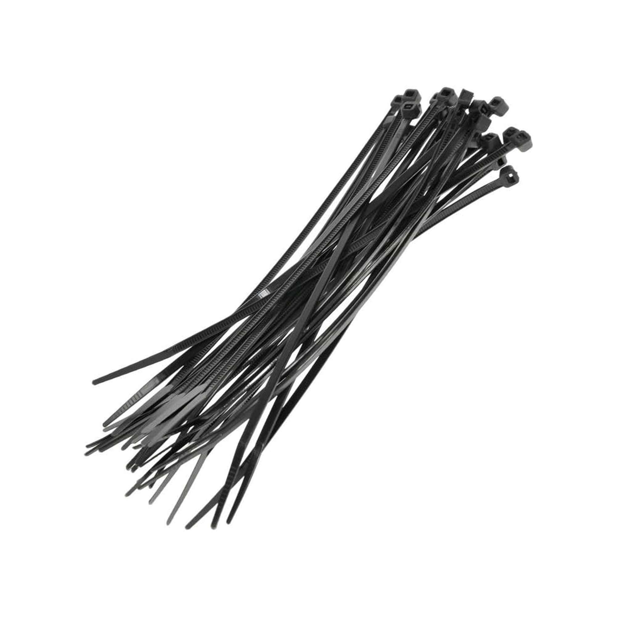 Black nylon cable tie - 100 pcs - Friulsider