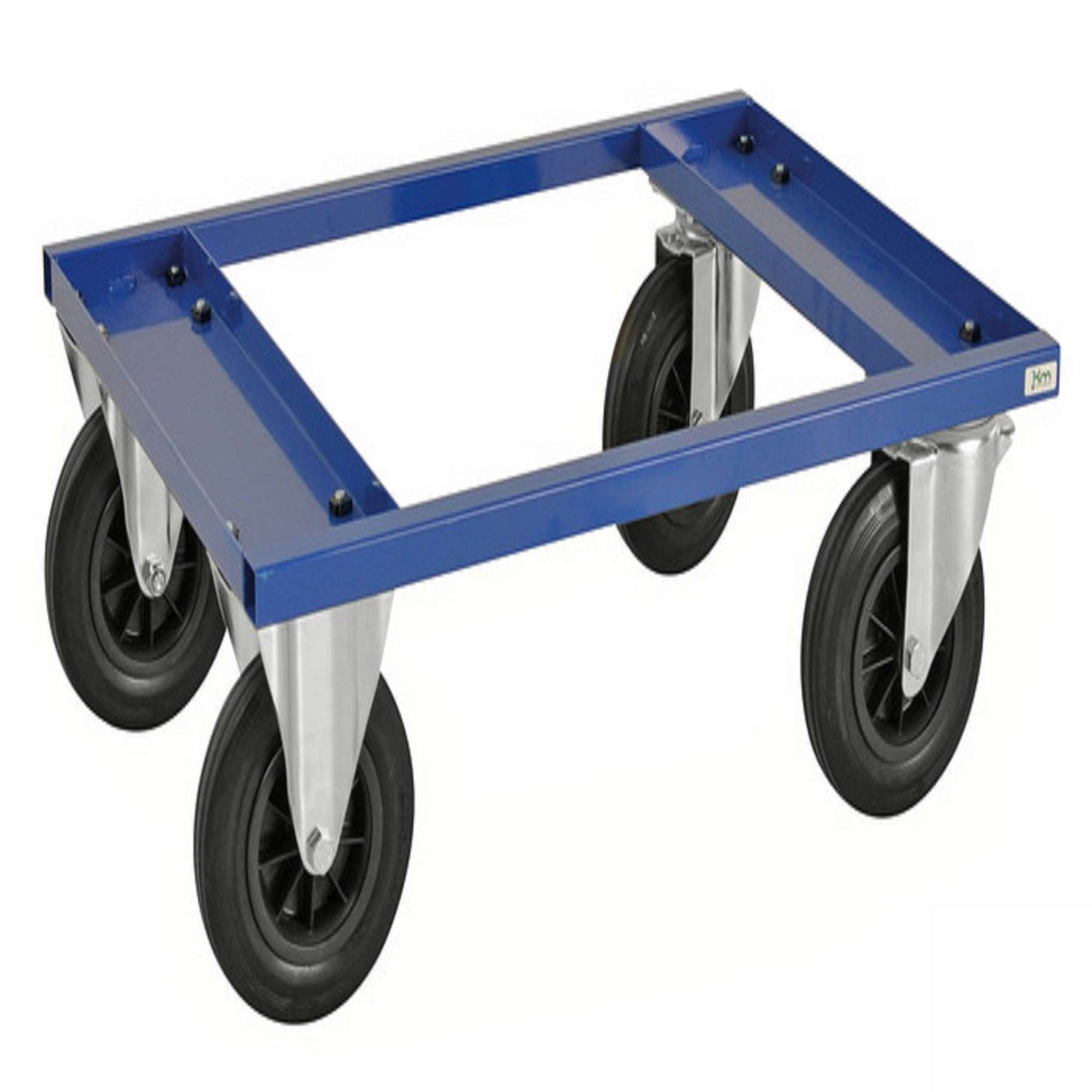 Blue Pallet trolley L x W x H (mm) 800 x 600 x 270 - Kongamek