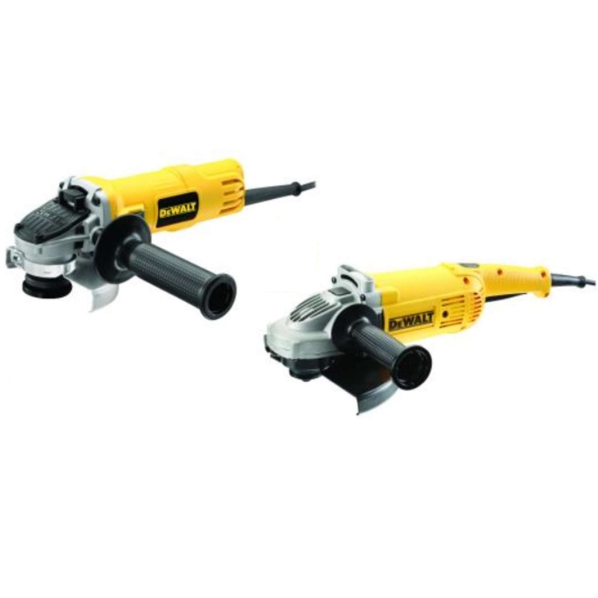 Kit 2 Angle Grinders 115 mm and 230 mm - Dewalt DWE492DUO1-QS