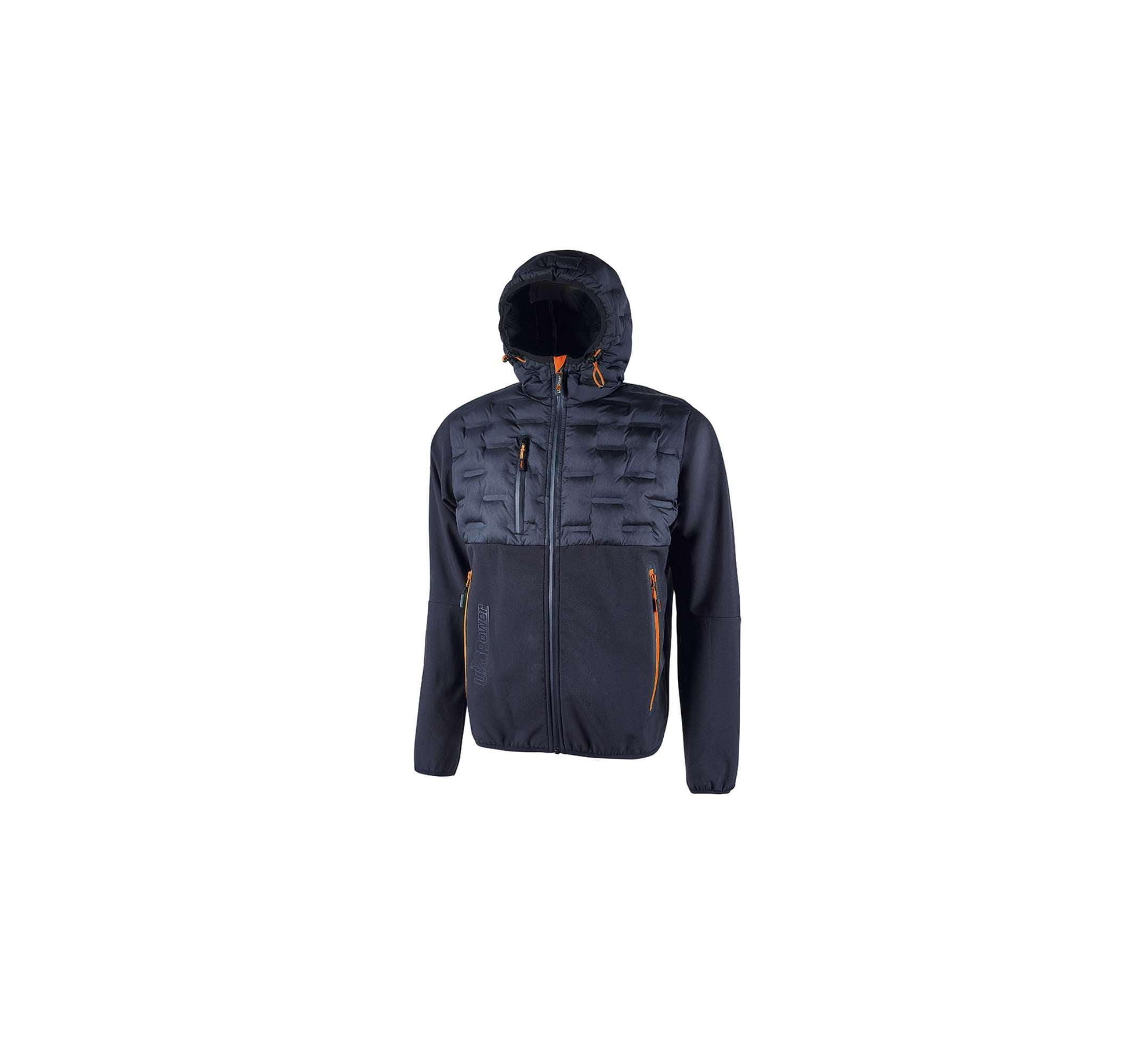 Spock Deep Blue Water-repellent, breathable and windproof hybrid jacket U Power