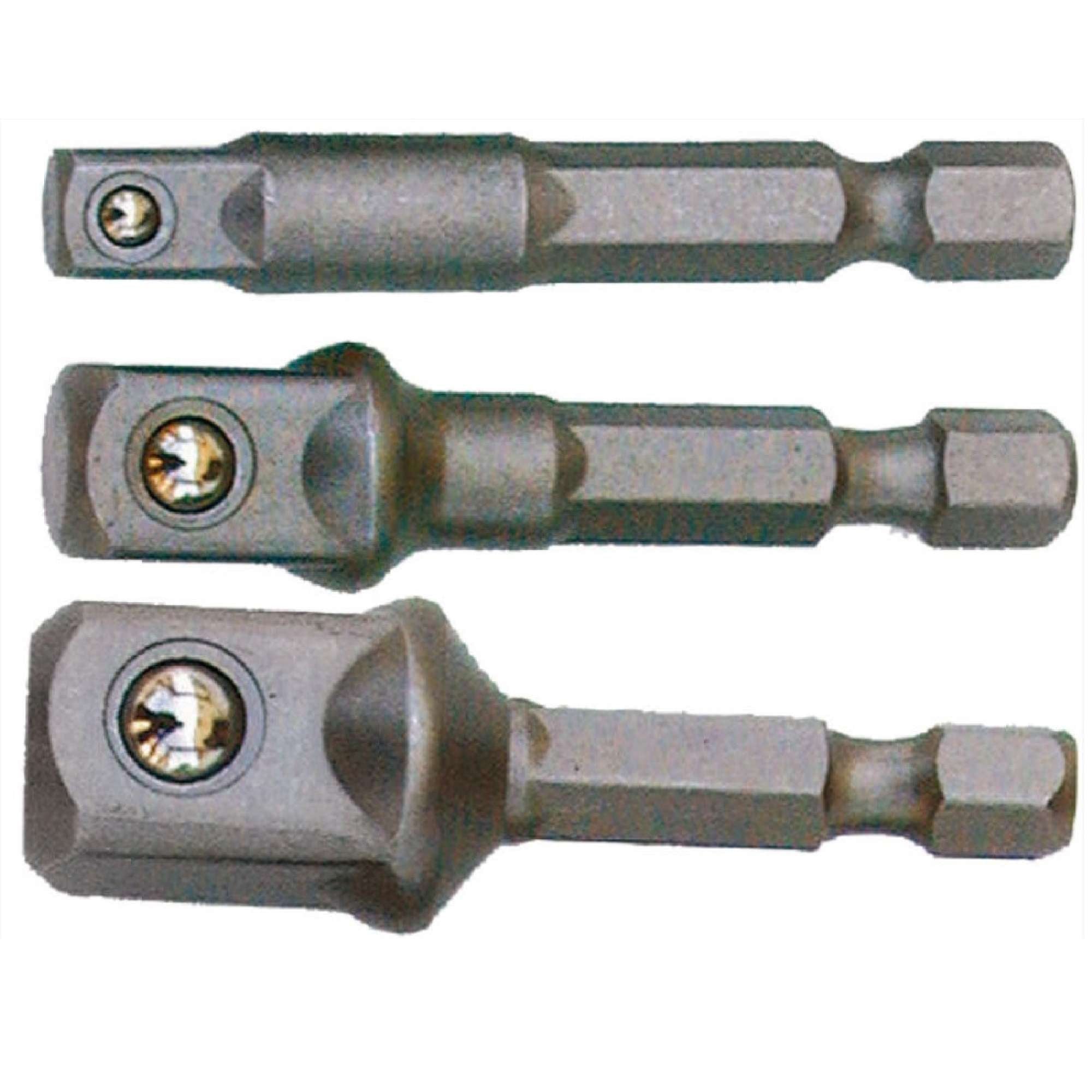 Set of 3 1/4-3/8-1/2 adapters - Fermec 13523