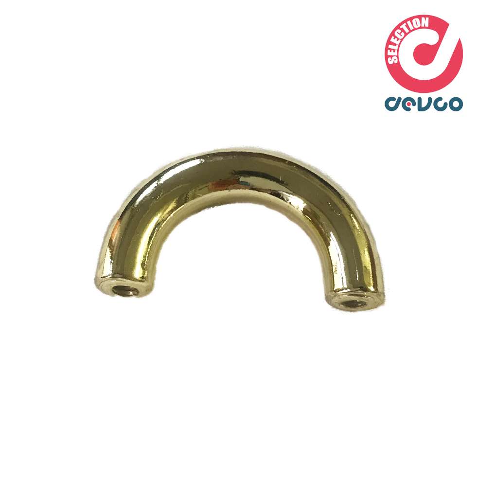 Chrome semicircle handle - Minumet - 301.02 CHROME - GOLD - WHITE