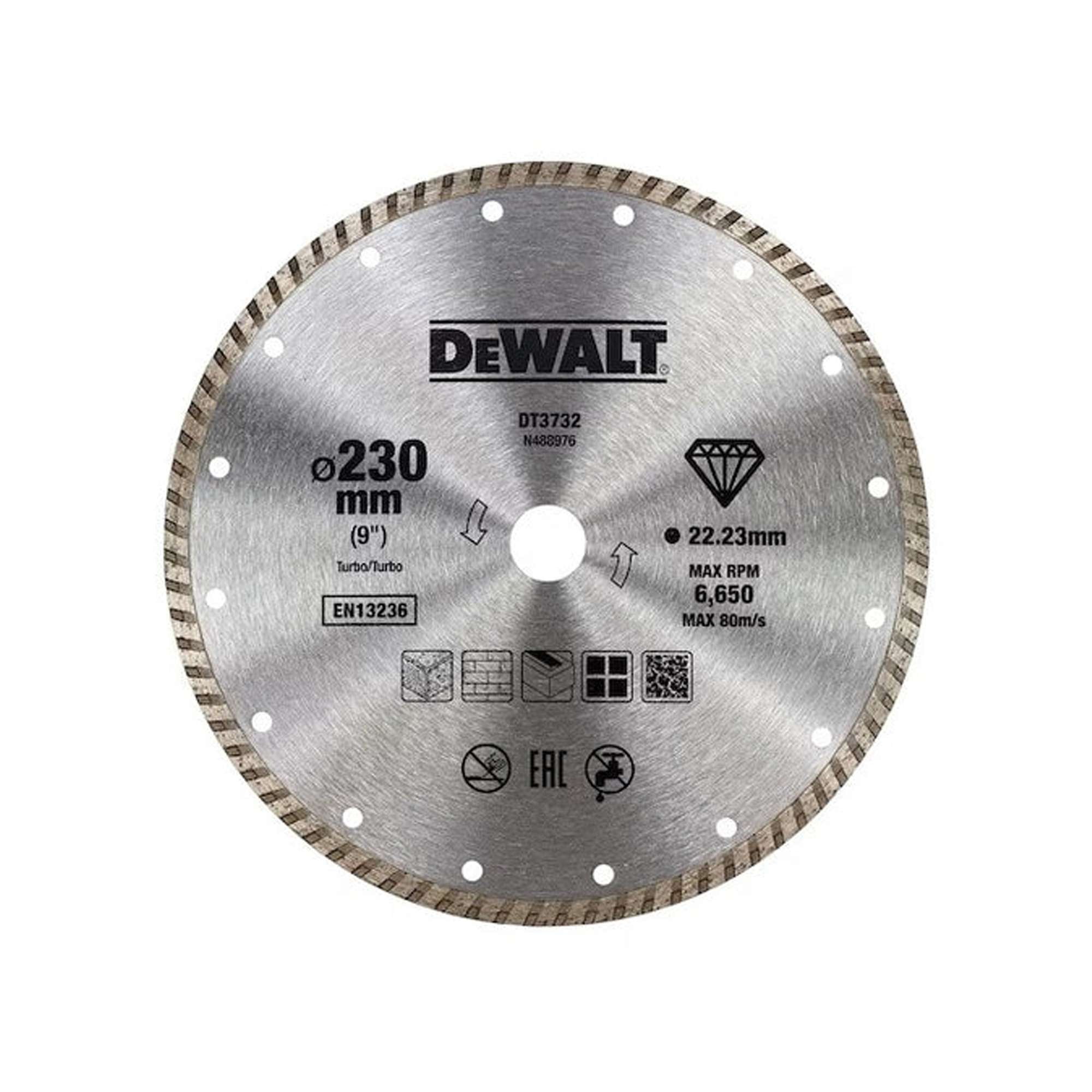 Diamond cutting disc DEWALT DT3732-QZ 230 X 22.2 X 7 MM