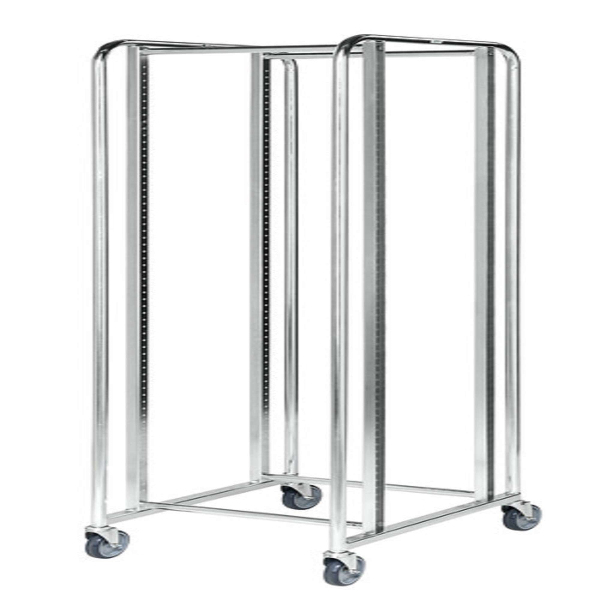 Bin trolley with brake, Suited for EUR bins. Without shelves and rails Kongamek