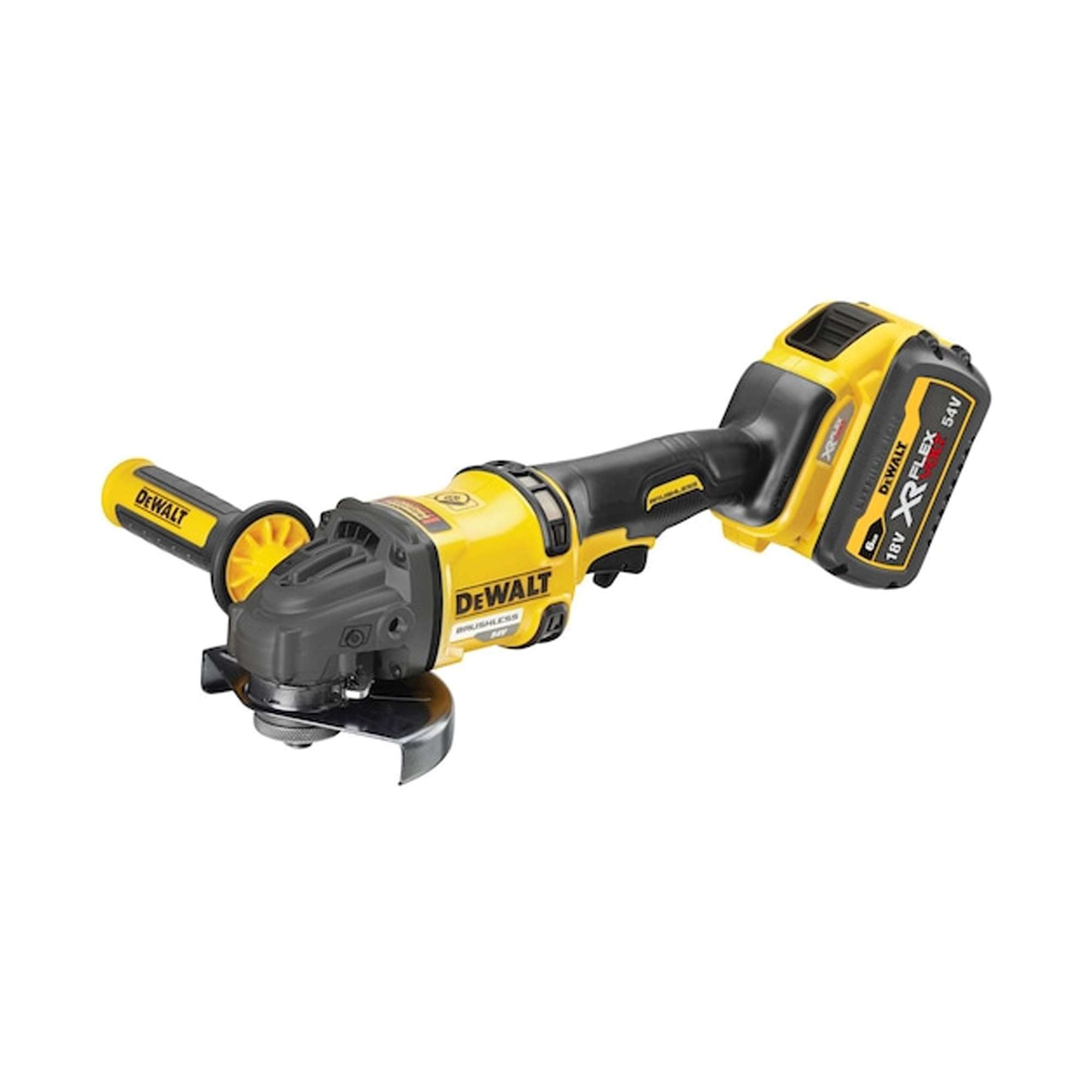 Angle grinder 125 mm 54V XR FLEXVOLT 2x6Ah Dewalt DCG418T2-QW