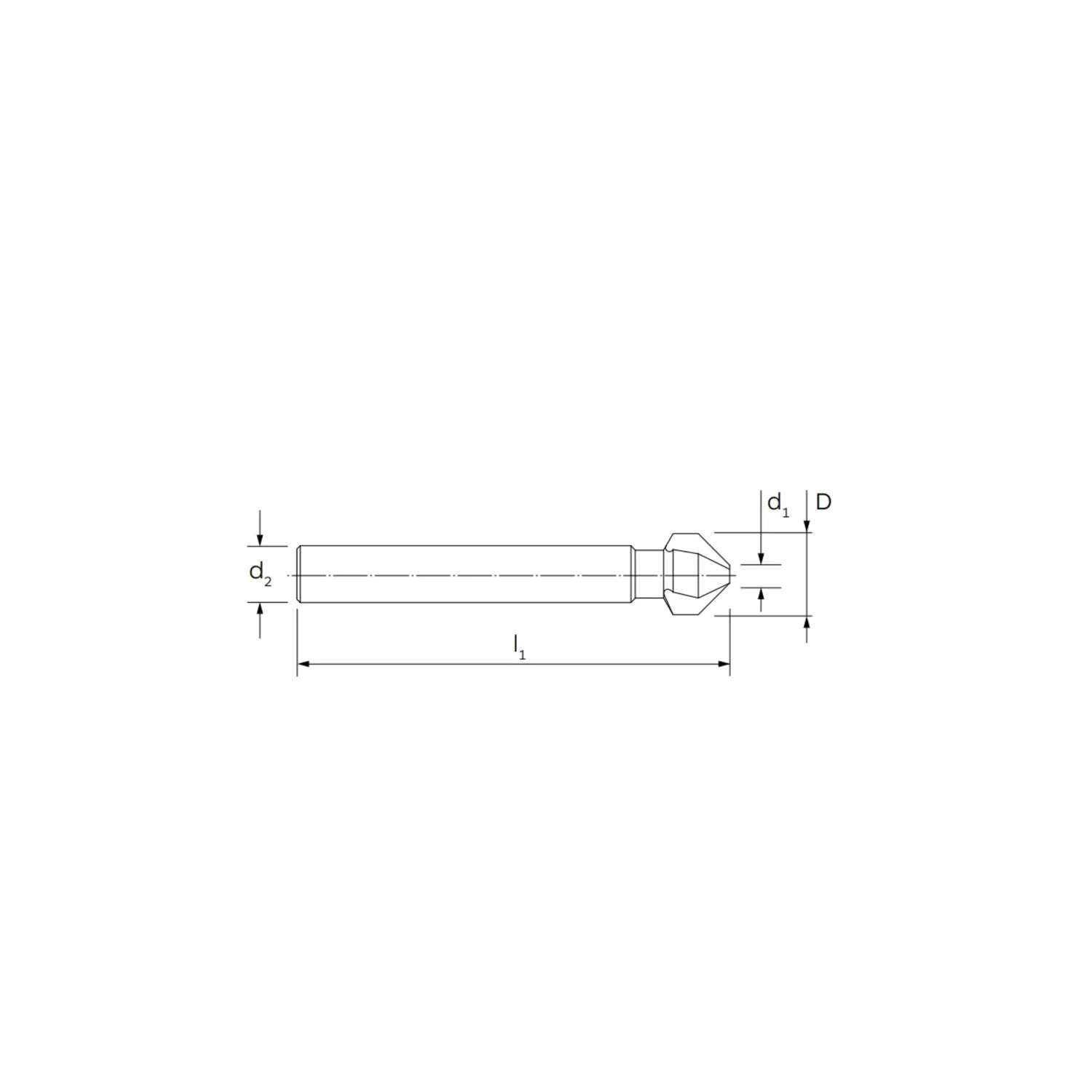 General purpose countersink 90 cylindrical DIN 335 - ILIX