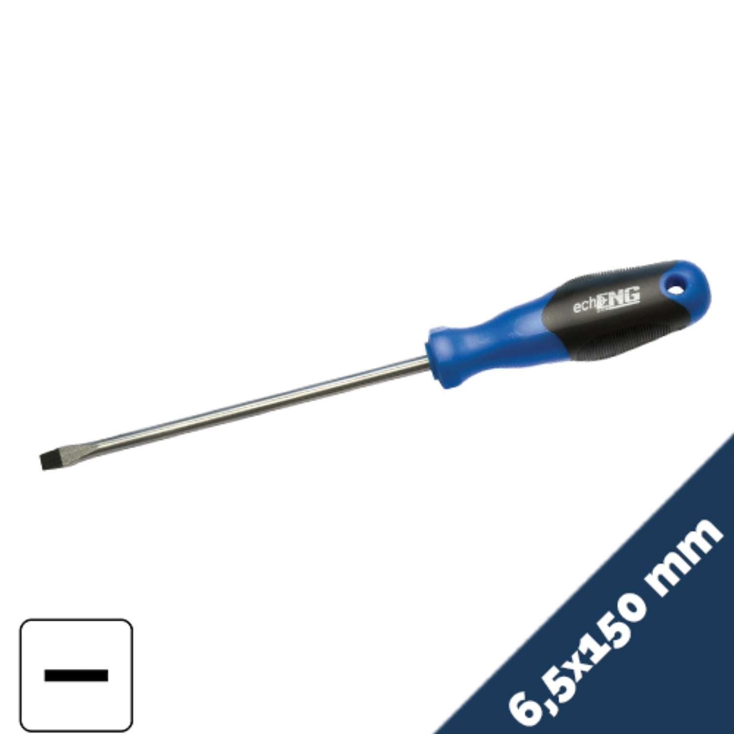 Flat screwdriver anti-slip handle, slotted screw 3,5x150mm -UM 10 T(375-815)