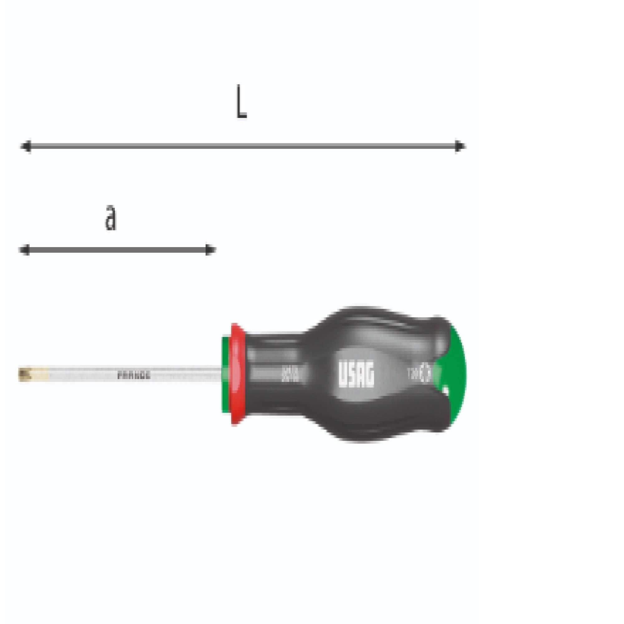 Screwdriver for screws with Torx imprint T40x150 - Usag 324 TX T40X150